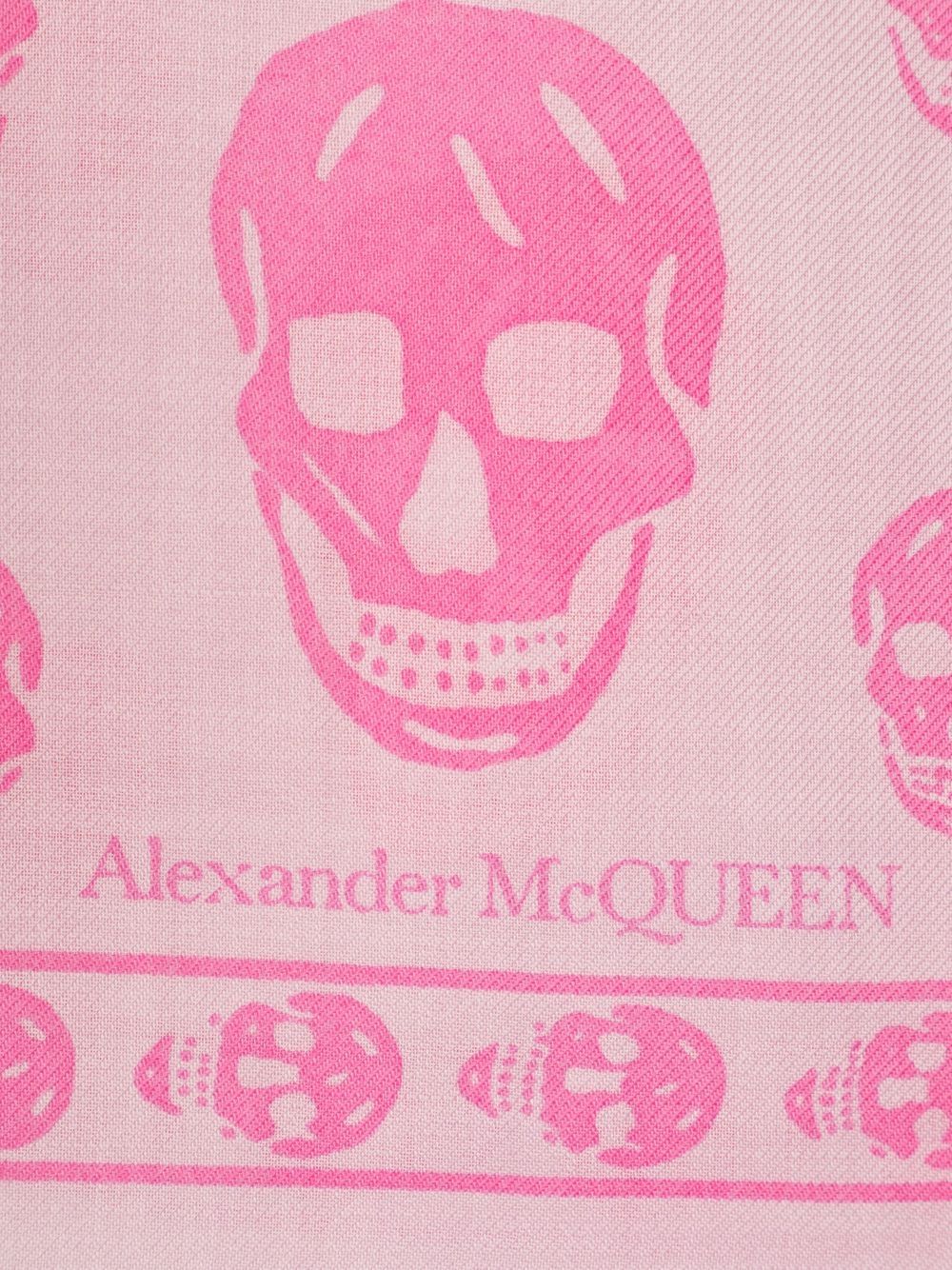 Alexander McQueen Skull wool scarf