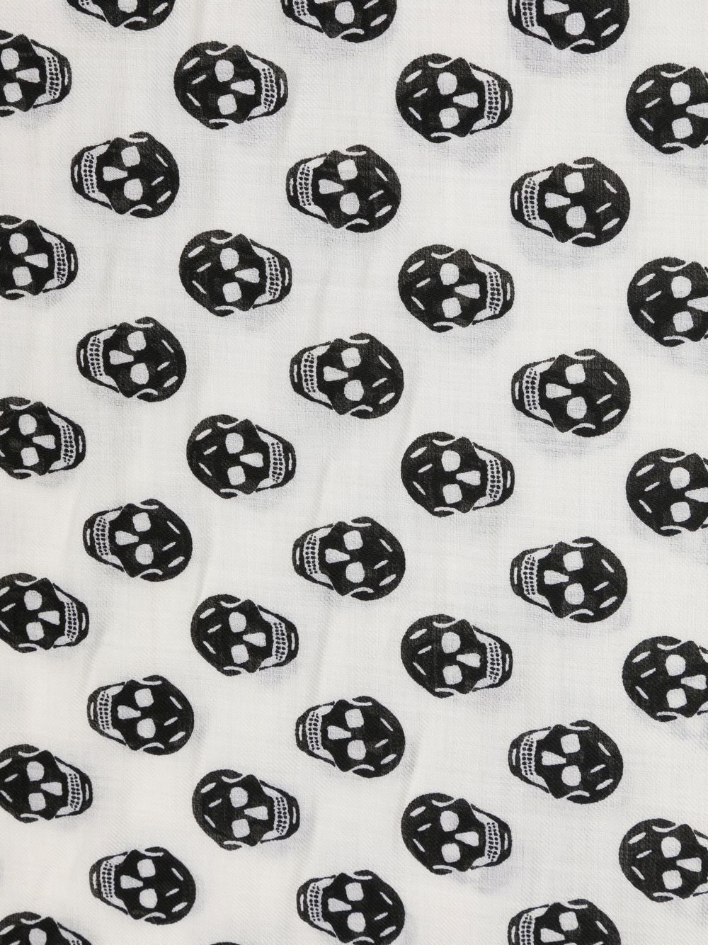 Alexander McQueen Skull wool scarf