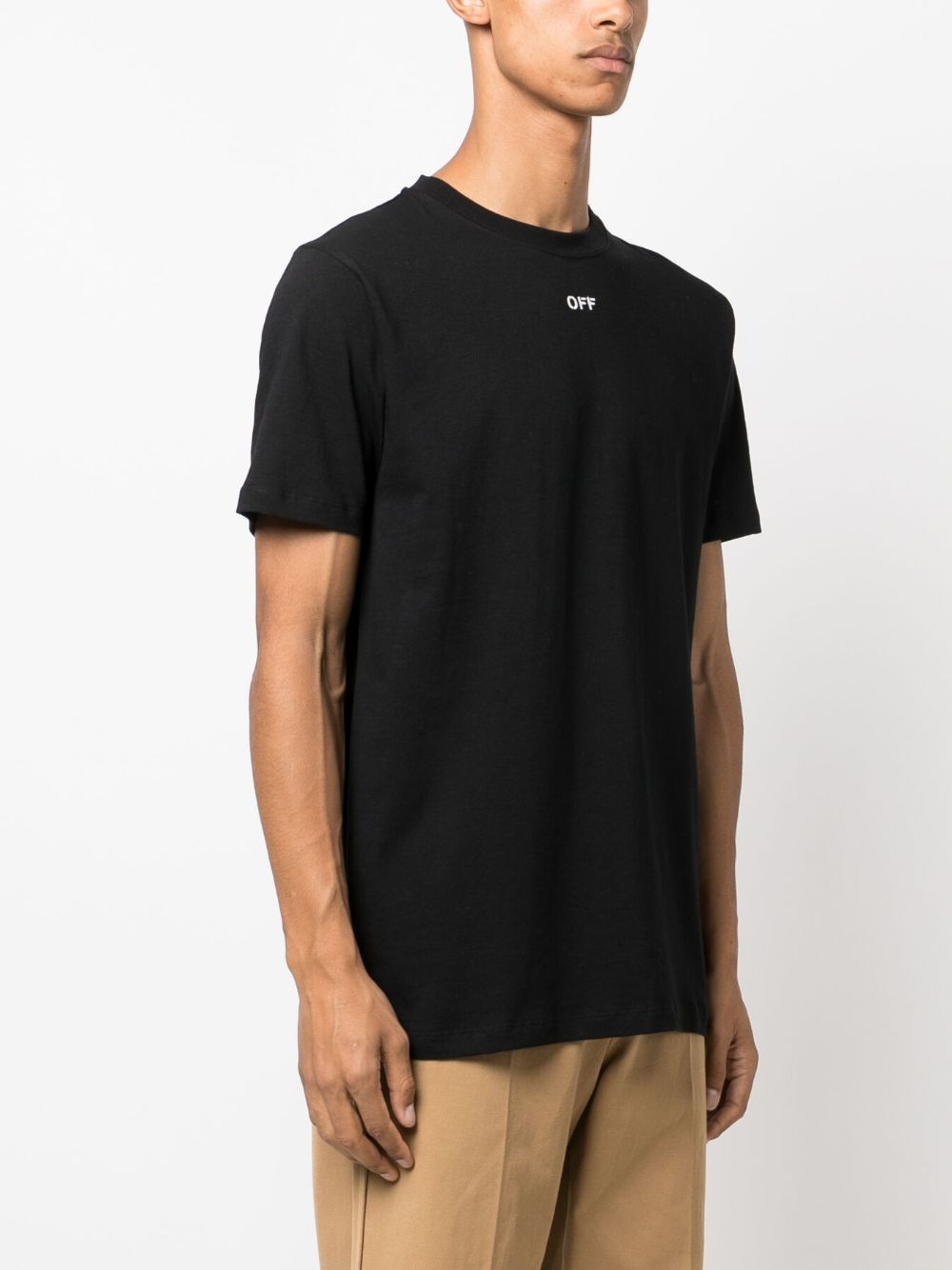 Off White Logo cotton t-shirt