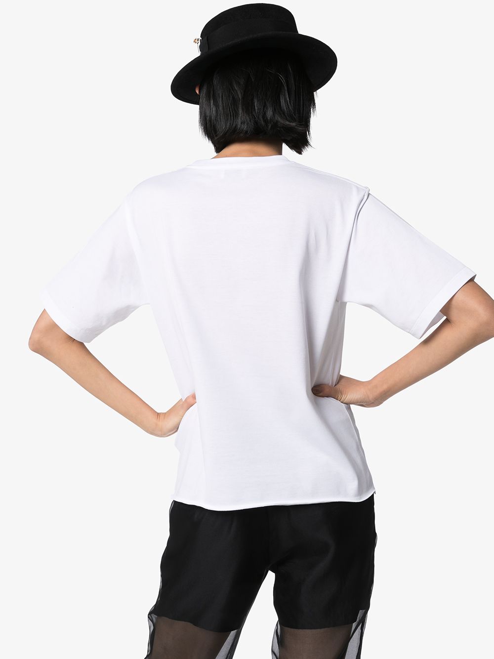 Saint Laurent logo print T-shirt