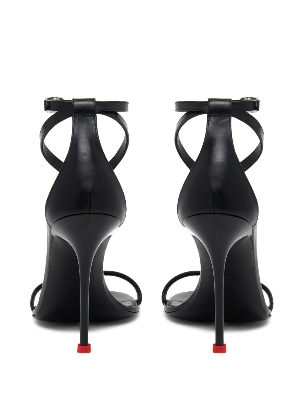 Alexander McQueen Harness 90mm leather sandals