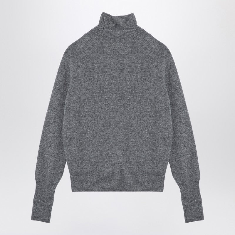 Victoria Beckham Grey wool turtleneck sweater