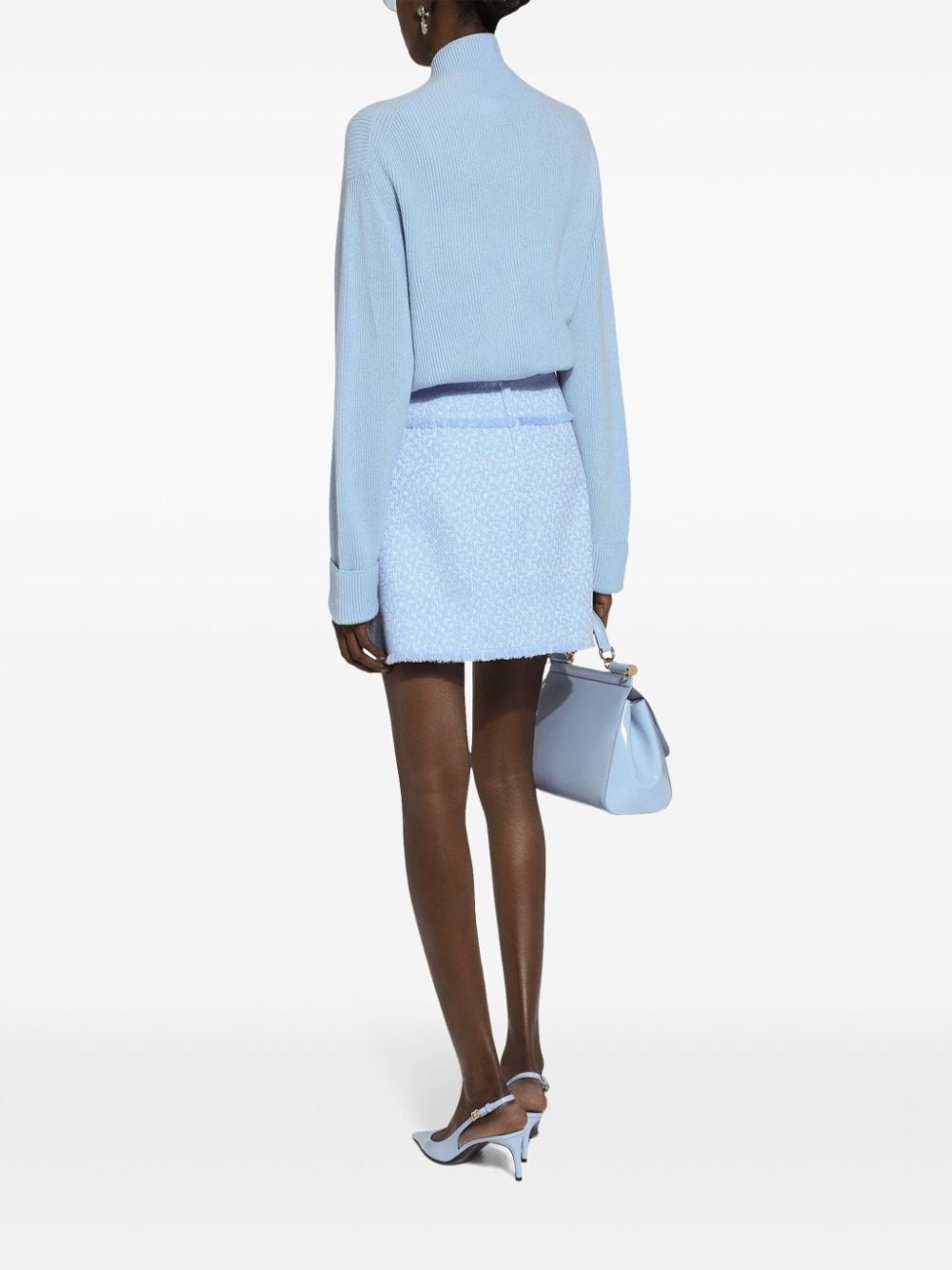 Dolce & Gabbana tweed mini skirt