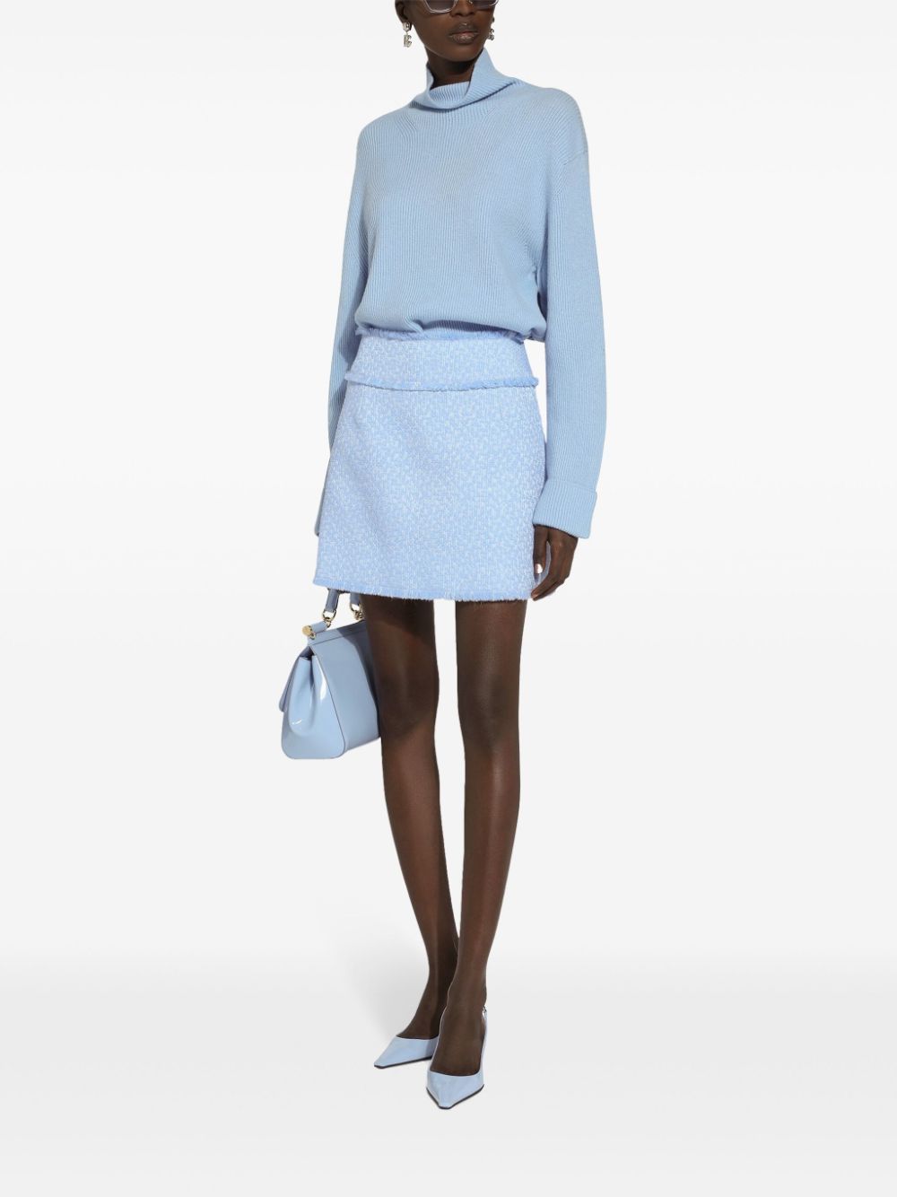 Dolce & Gabbana tweed mini skirt