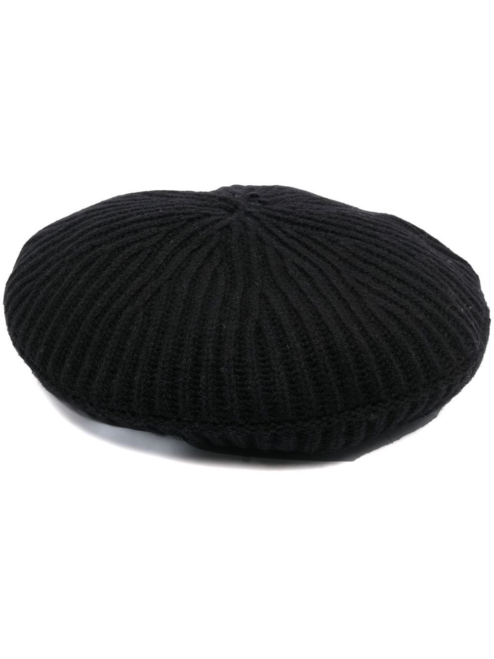 Ganni Ribbed wool hat