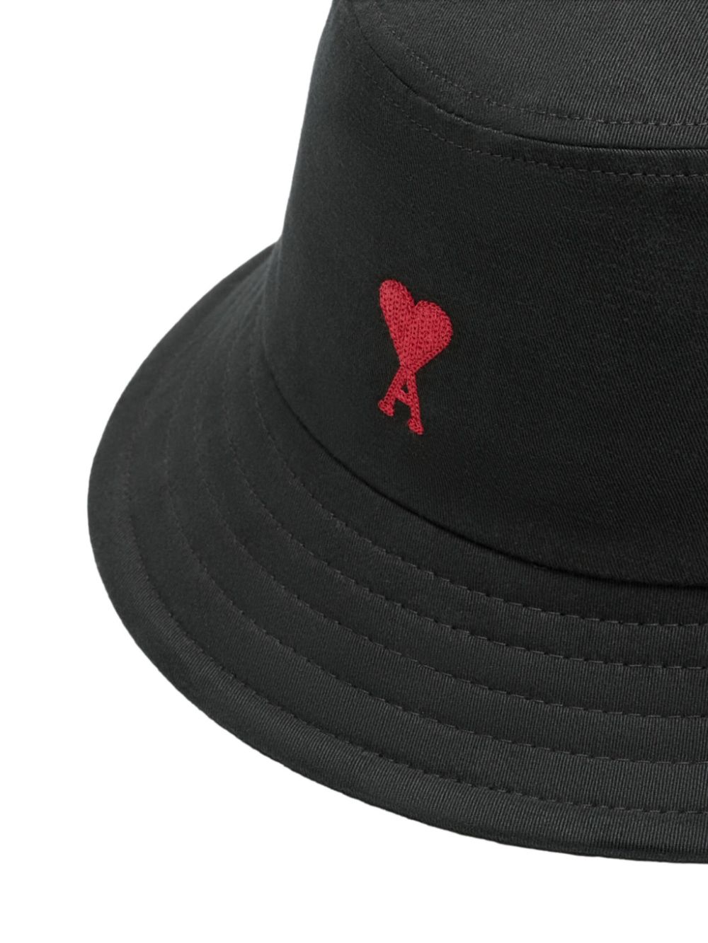 Ami Paris Ami De Coeur cotton bucket hat