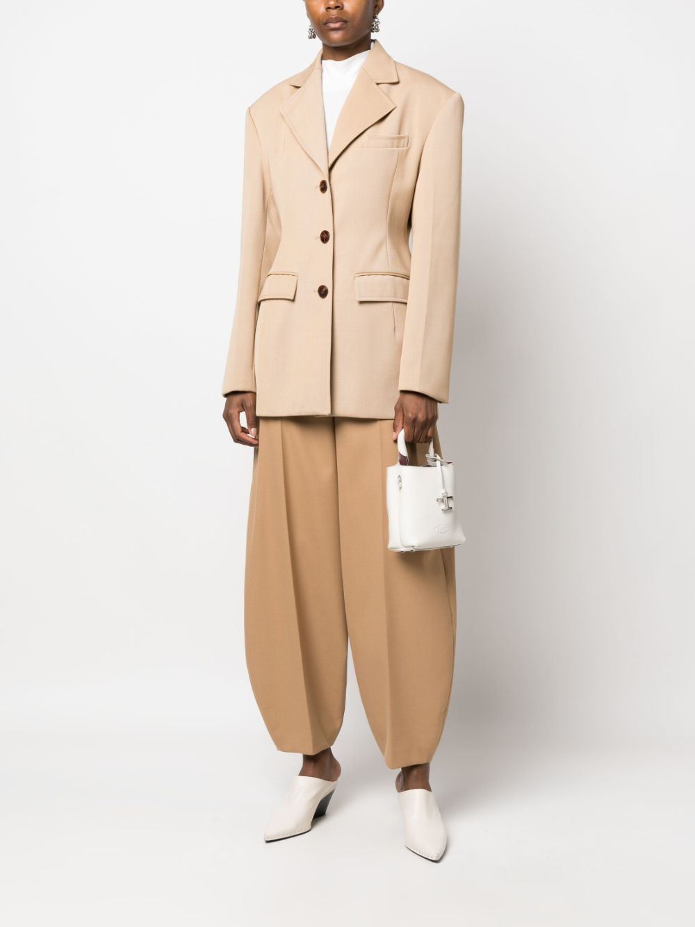 Tod's debossed-logo leather mini bag