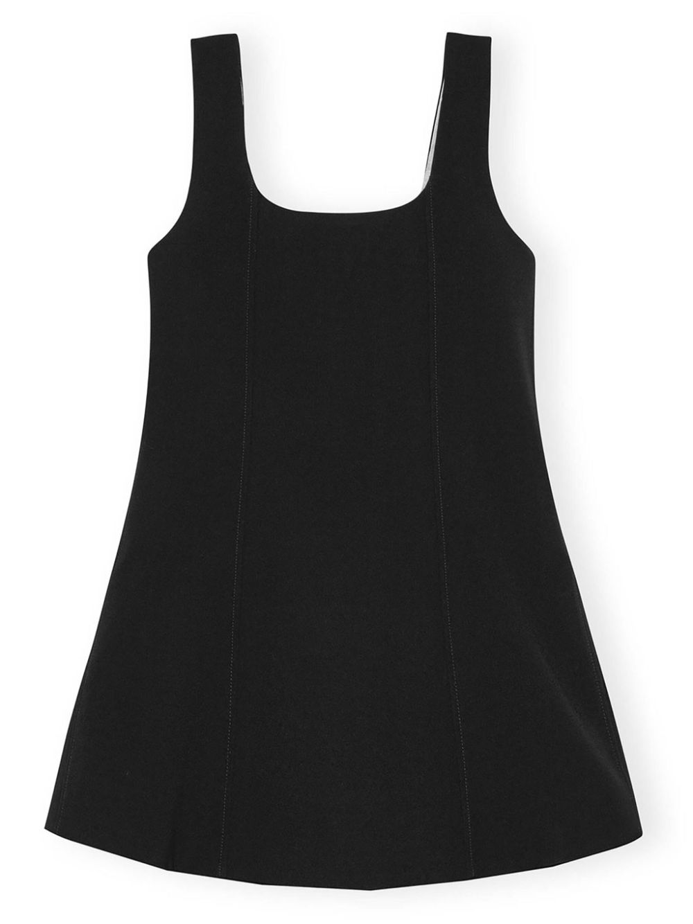 Ganni crepe mini dress