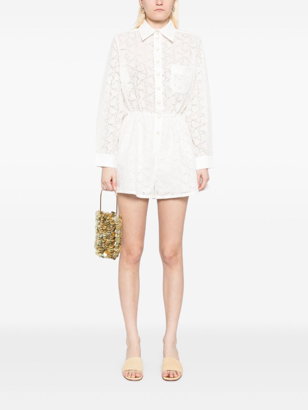 Zimmermann Crush embroidered jumpsuit