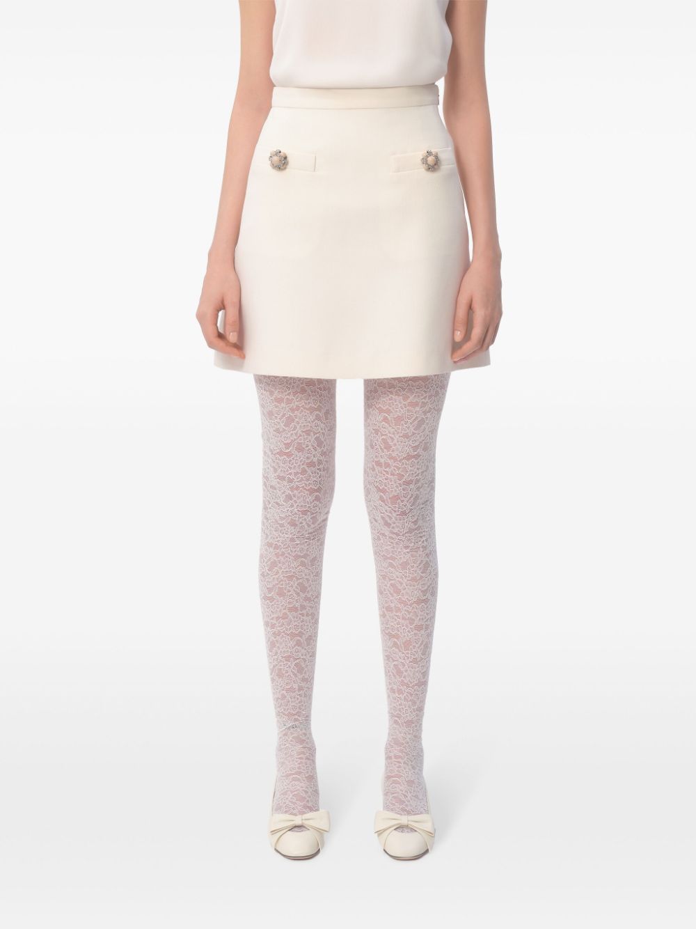Valentino Crepe Couture Skirt