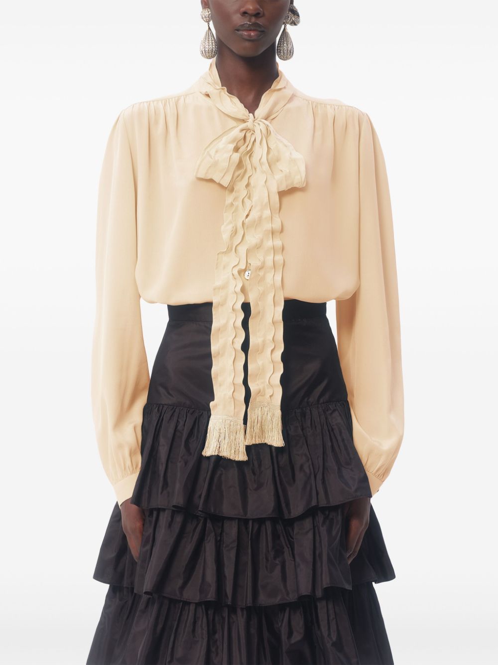 Valentino Crepe De Chine Shirt