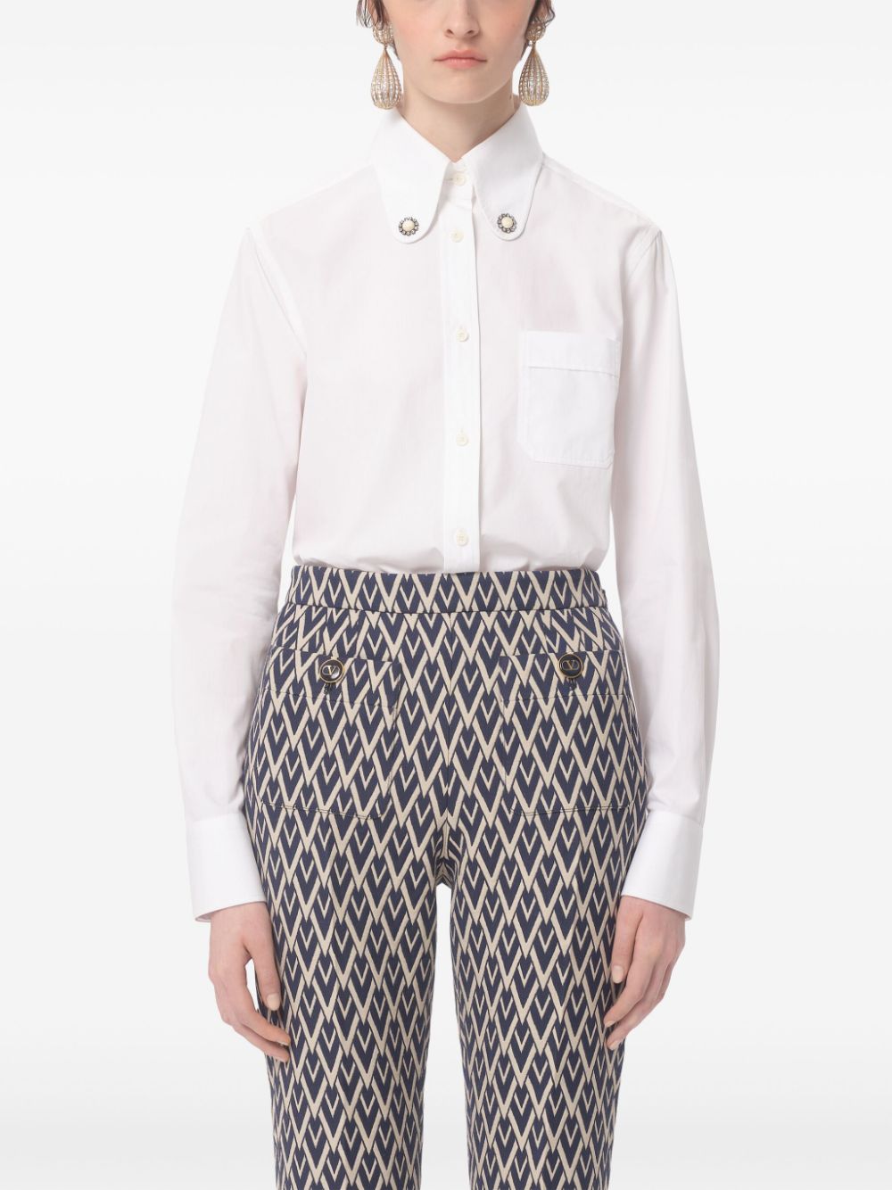 Valentino Cotton Poplin Shirt
