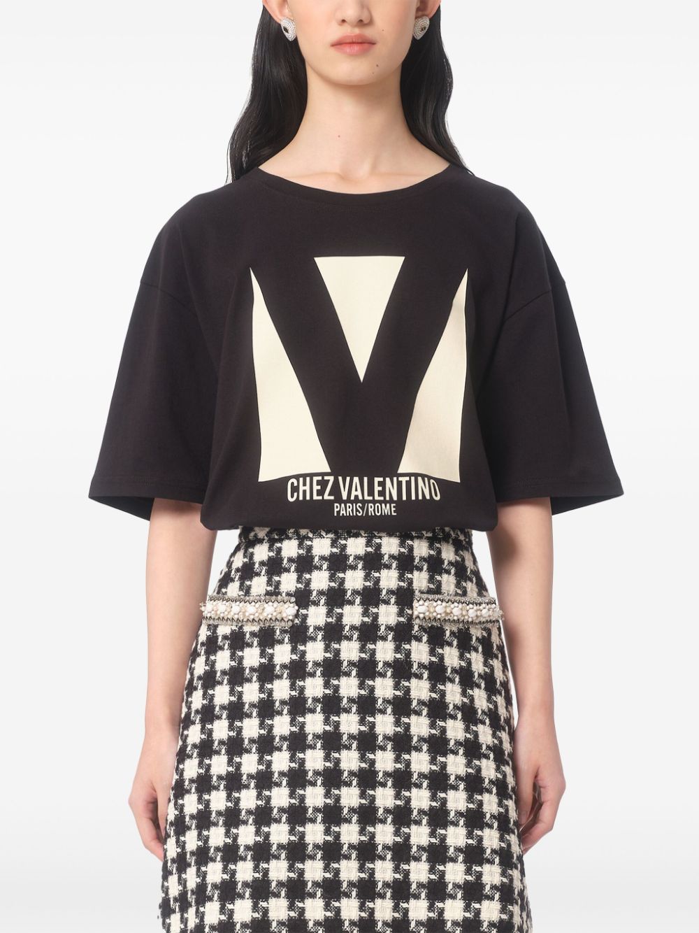 Valentino Chez-print T-shirt