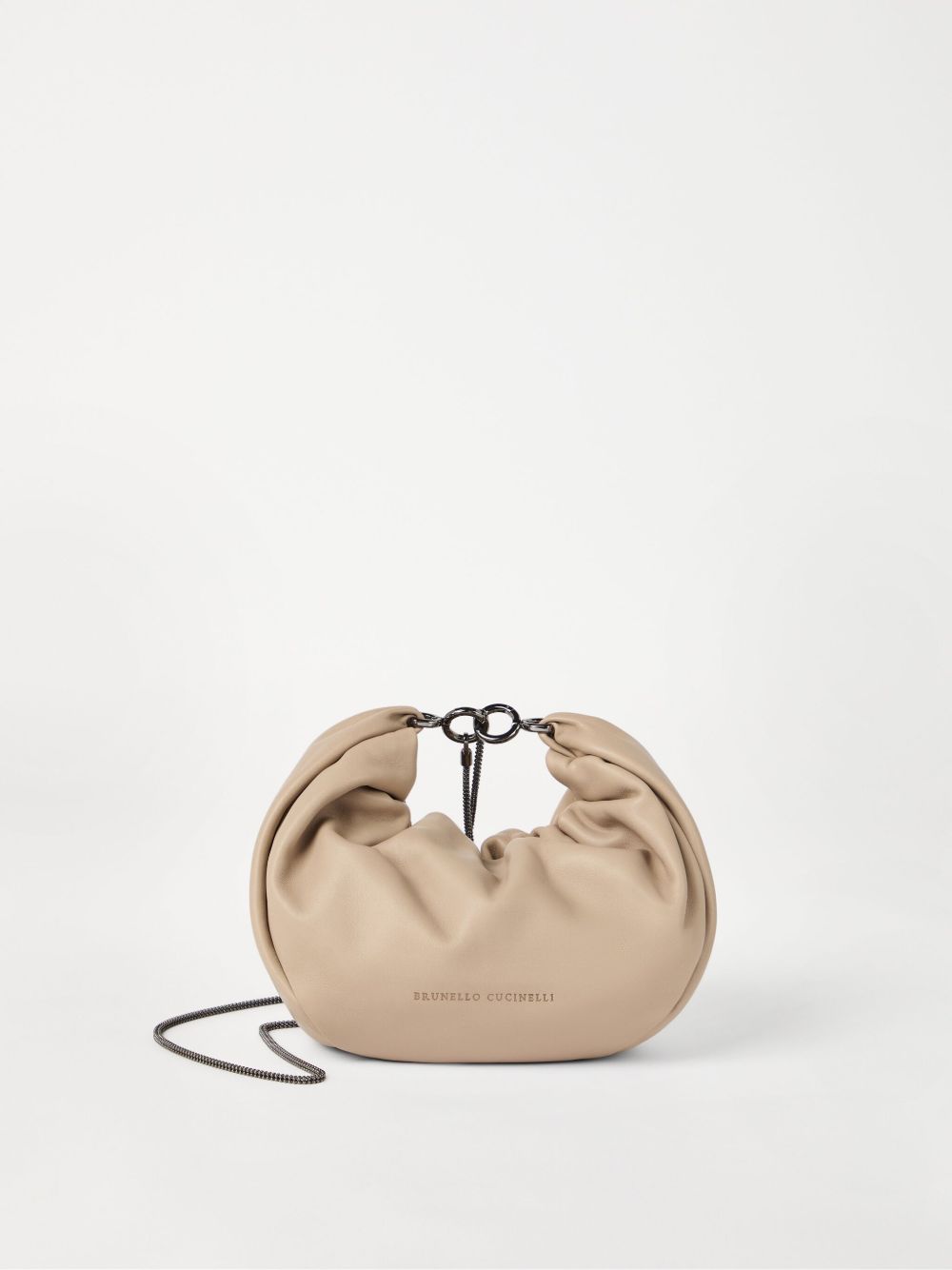 Brunello Cucinelli Monili Shoulder Bag with Chain