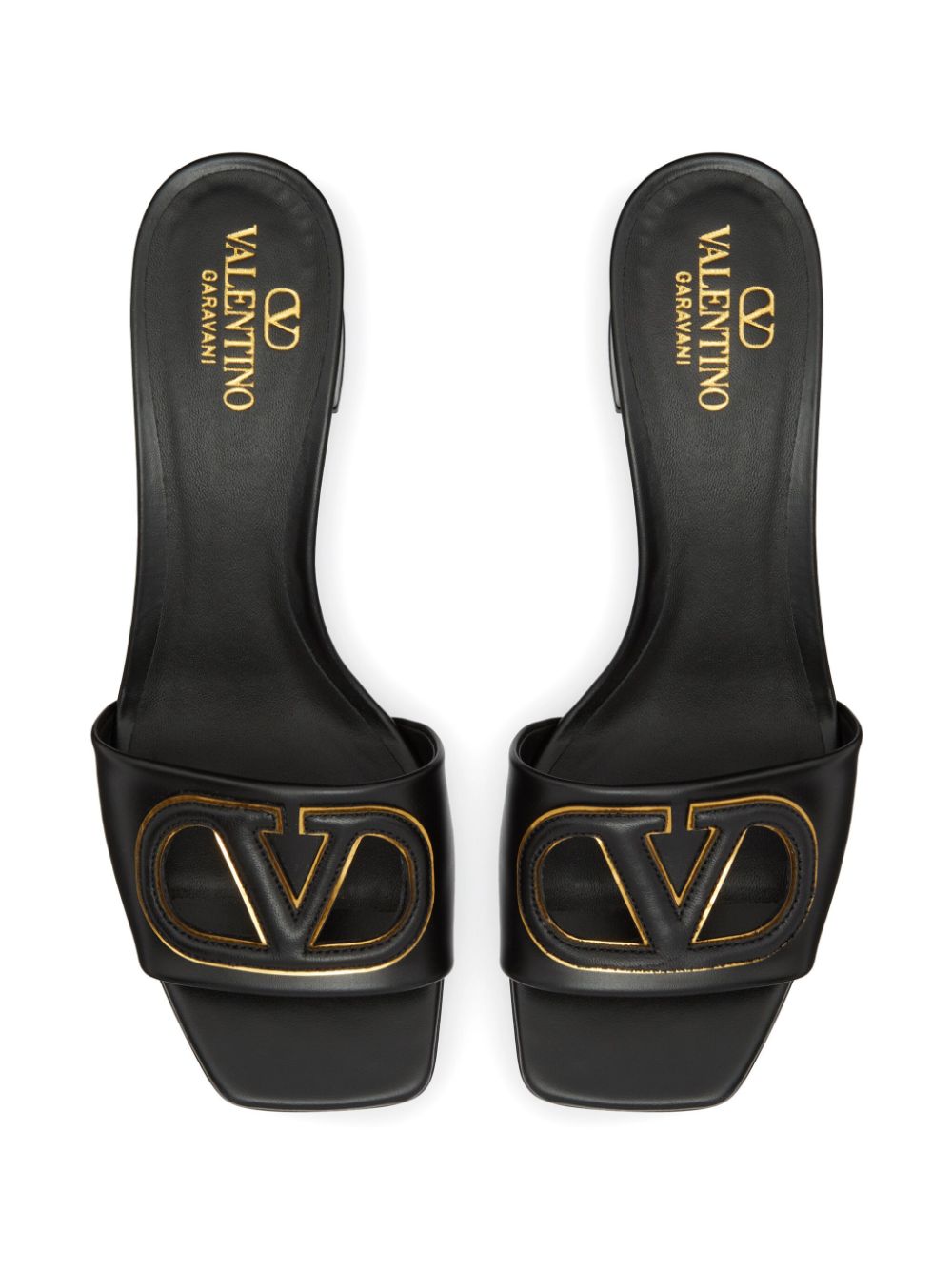 Valentino Garavani 60mm VLogo Signature leather sandals