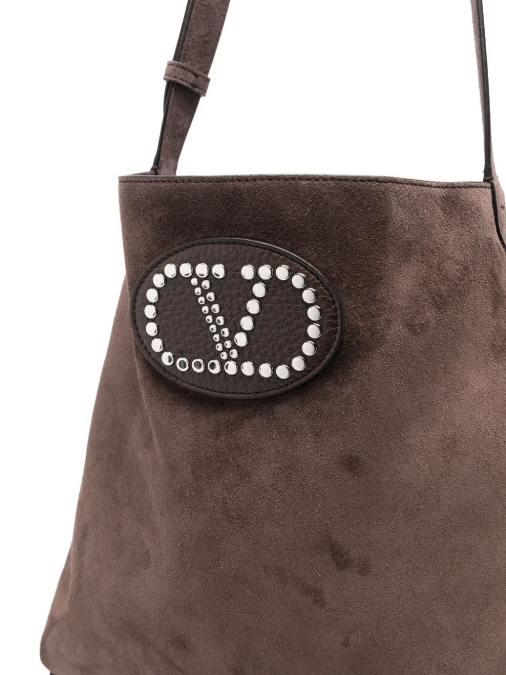 Valentino Garavani Nellcote suede leather shoudler bag