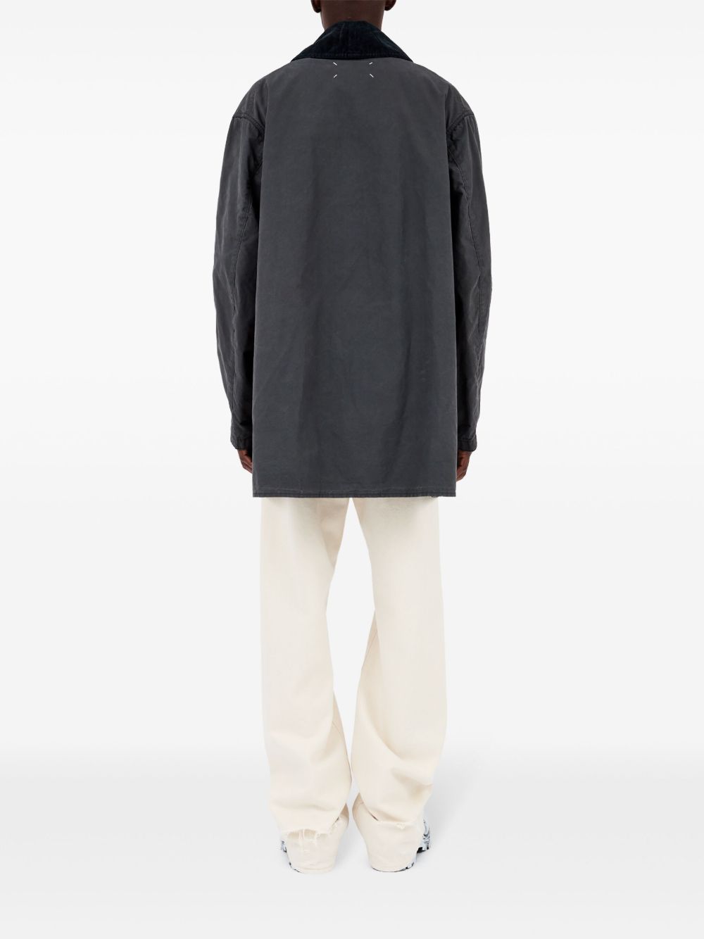 Maison Margiela Double Breasted Cotton Jacket