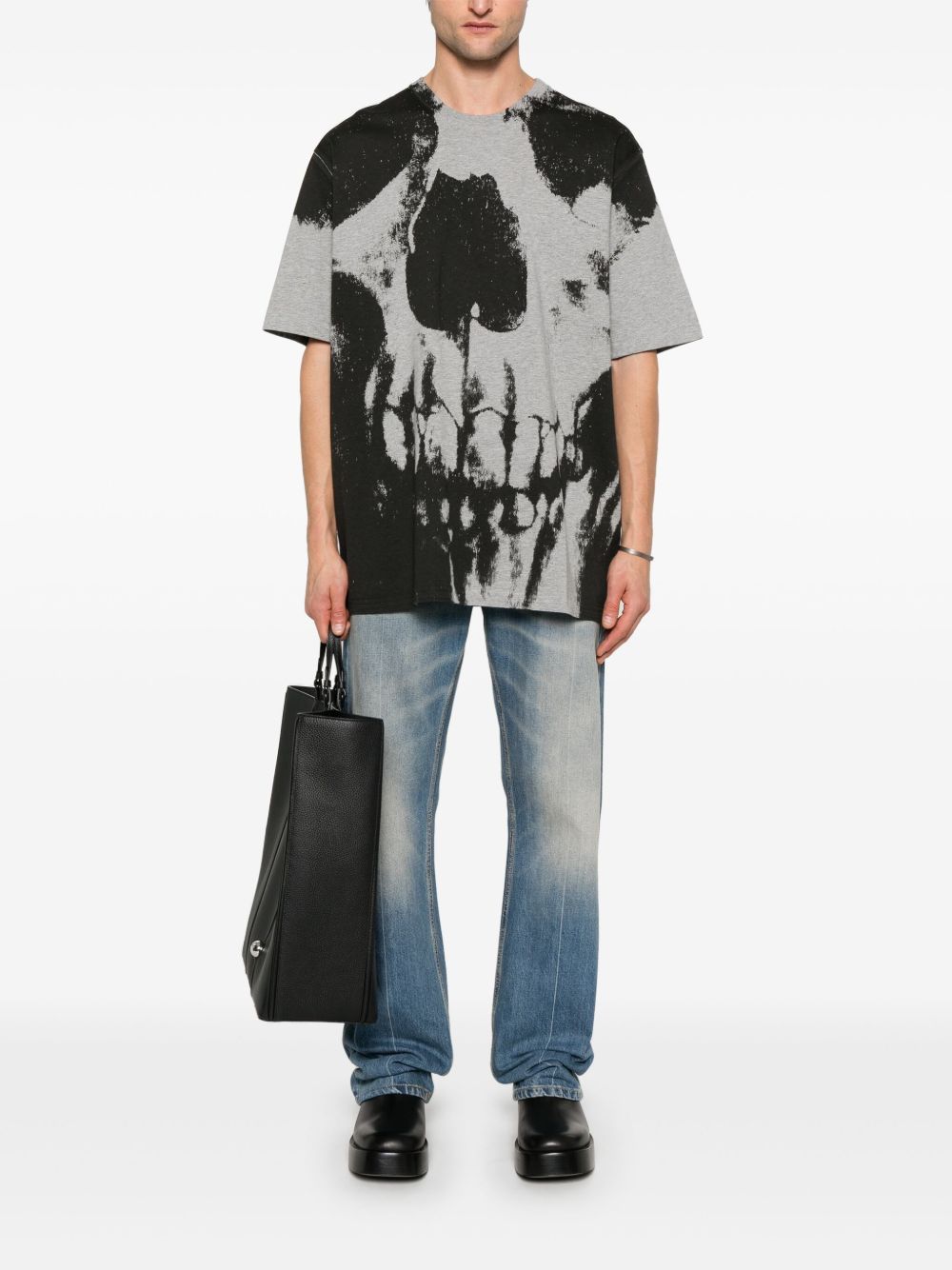 Alexander McQueen T-shirts and Polos Grey