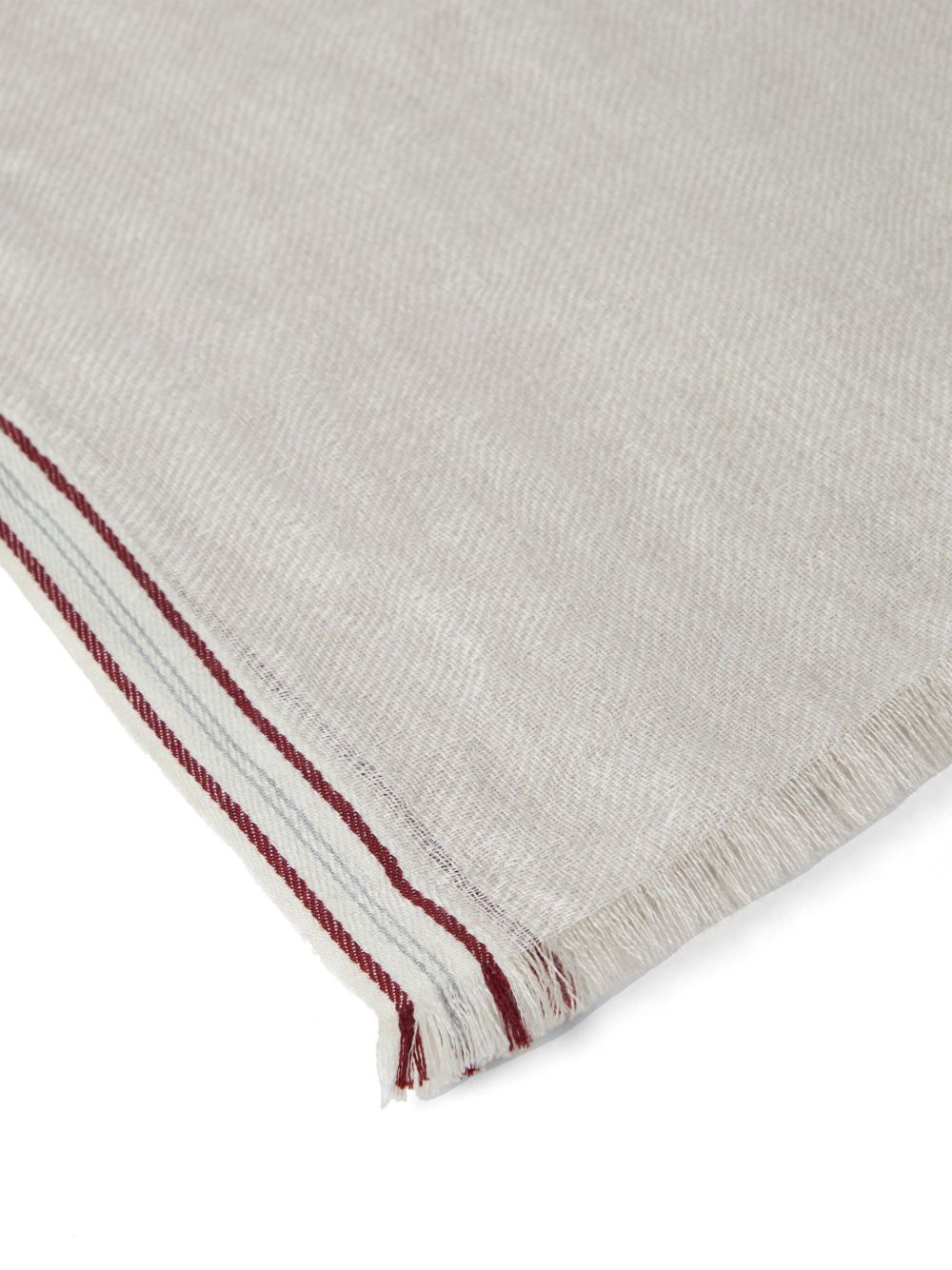 Brunello Cucinelli fringed scarf