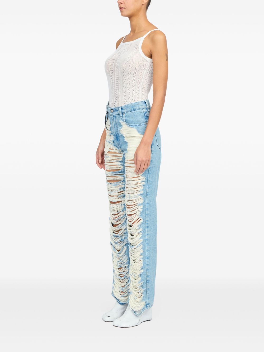 MM6 Maison Margiela Jeans Clear Blue