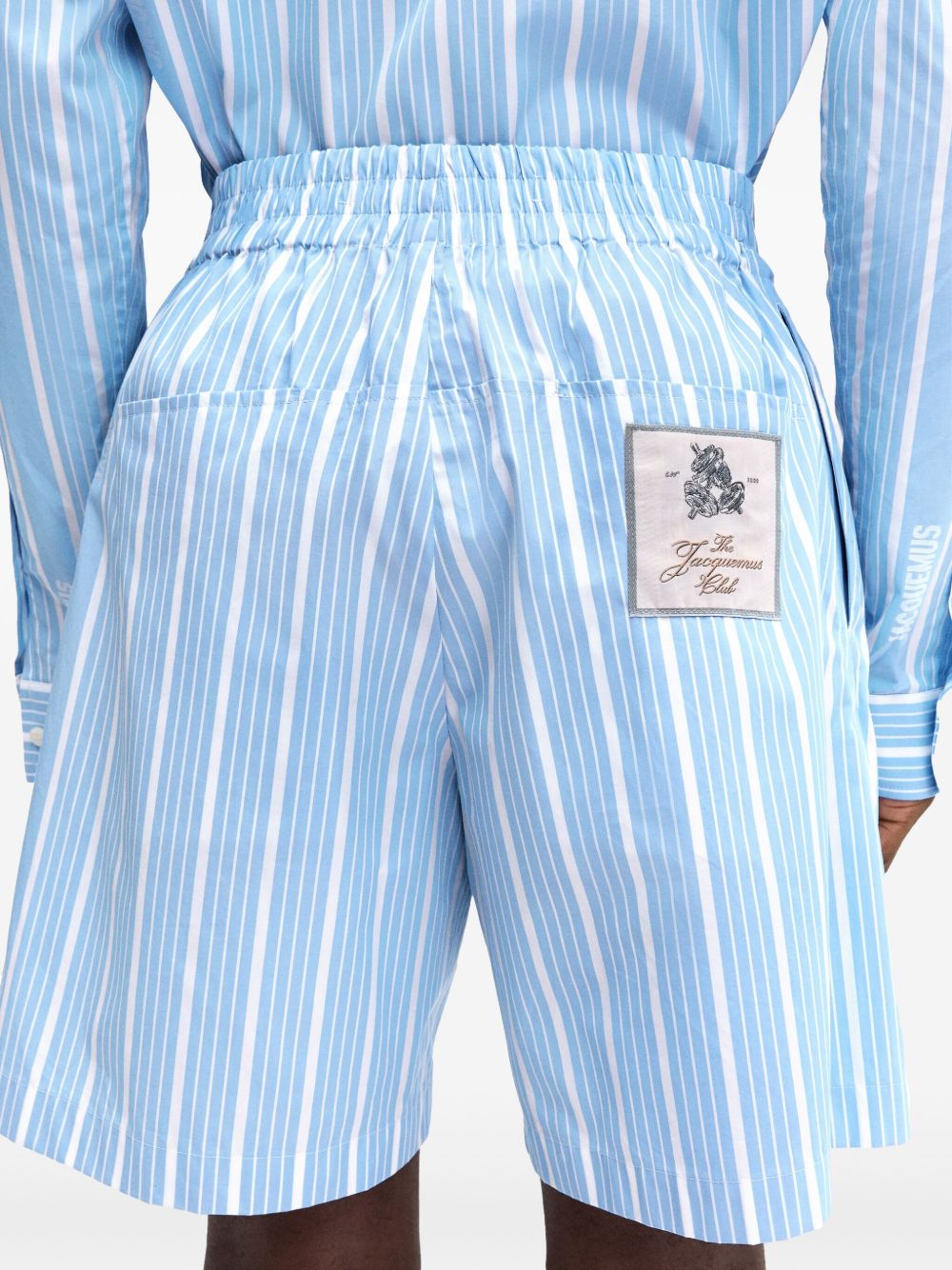 JACQUEMUS Shorts Clear Blue