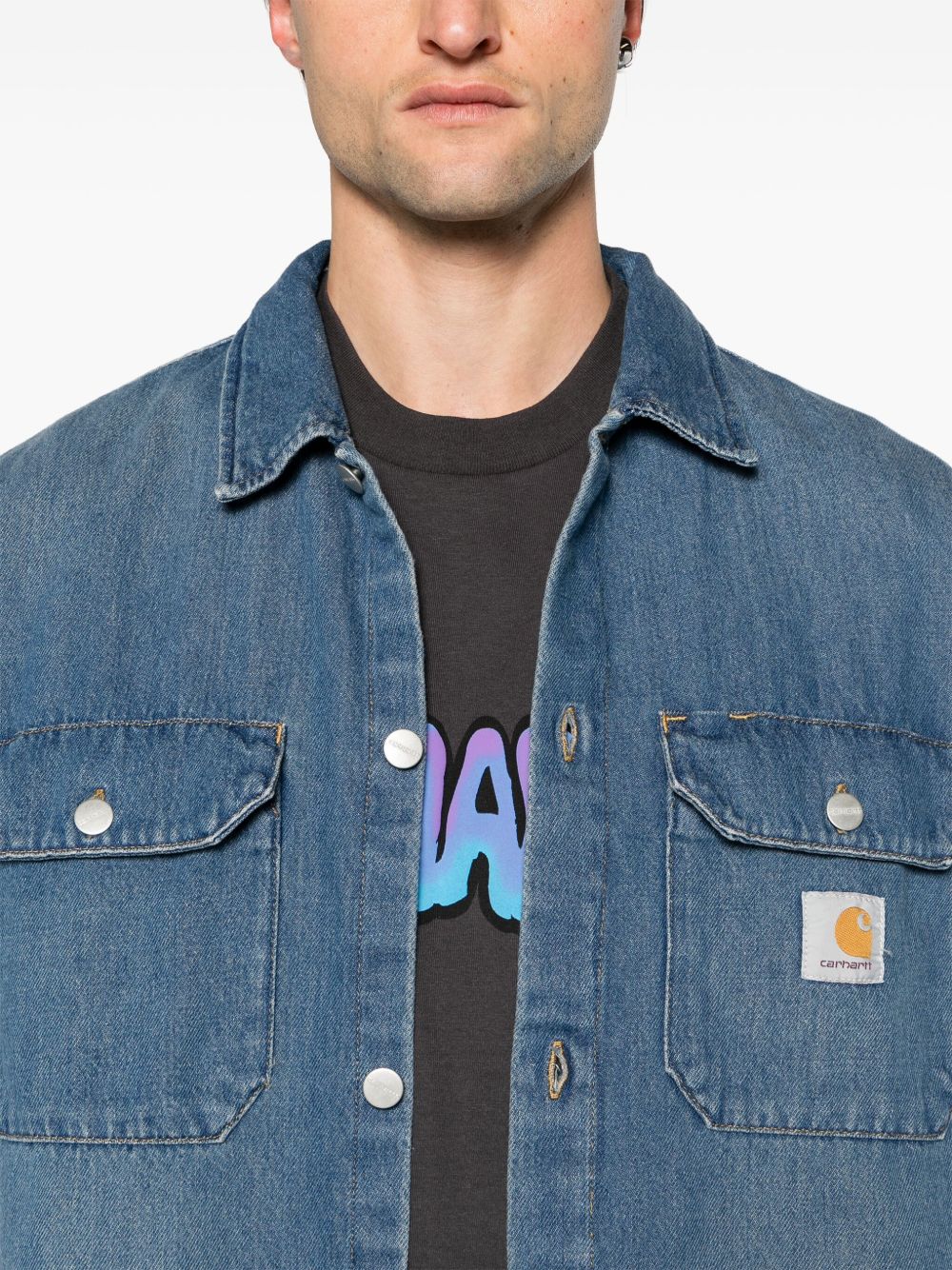 CARHARTT WIP MAIN Shirts Blue