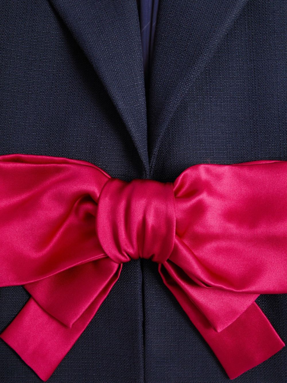 Valentino Bow-detail single-breasted blazer