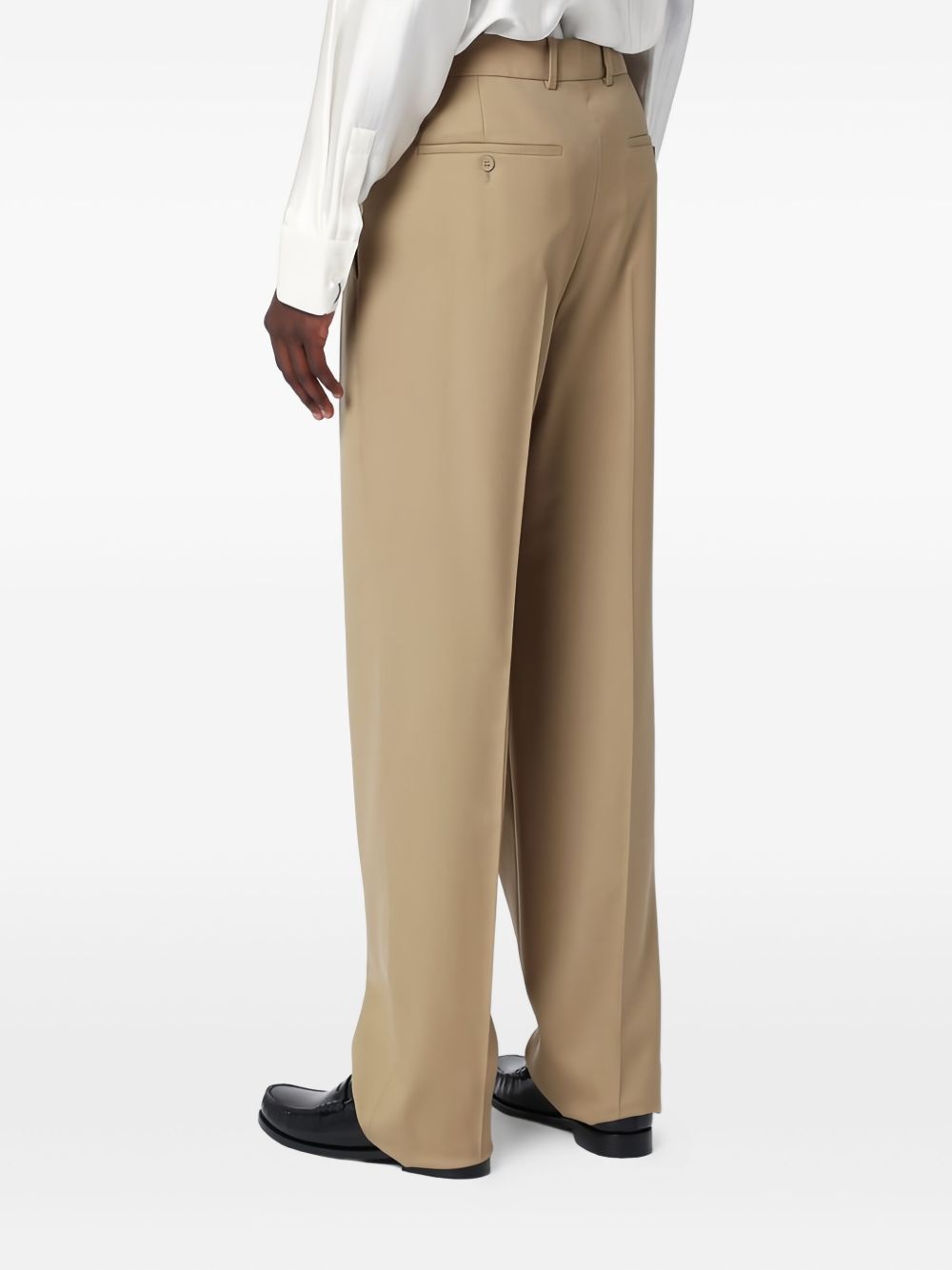 Saint Laurent Trousers Beige
