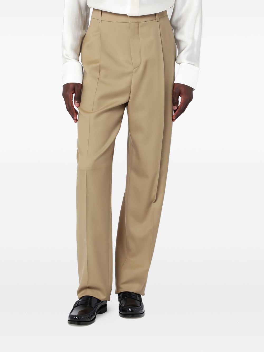 Saint Laurent Trousers Beige