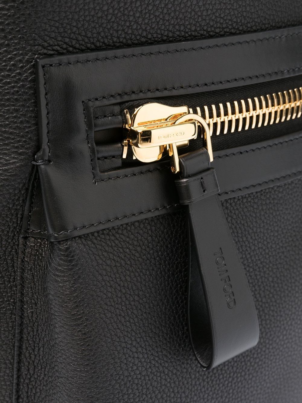 Tom Ford Buckley grained leather backpack