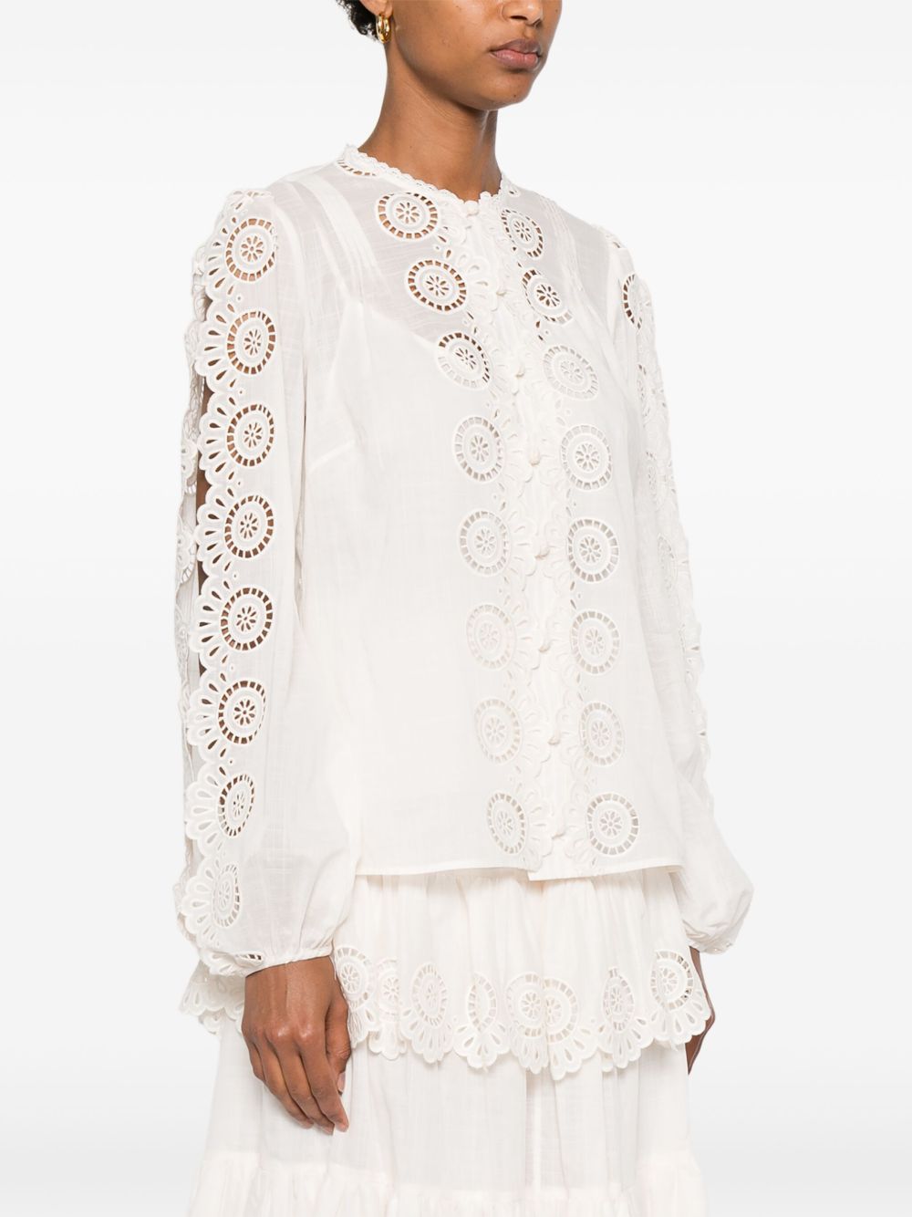 Zimmermann Shirts Ivory