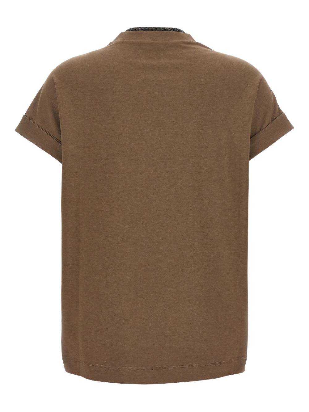 Brunello Cucinelli T-shirts and Polos Brown