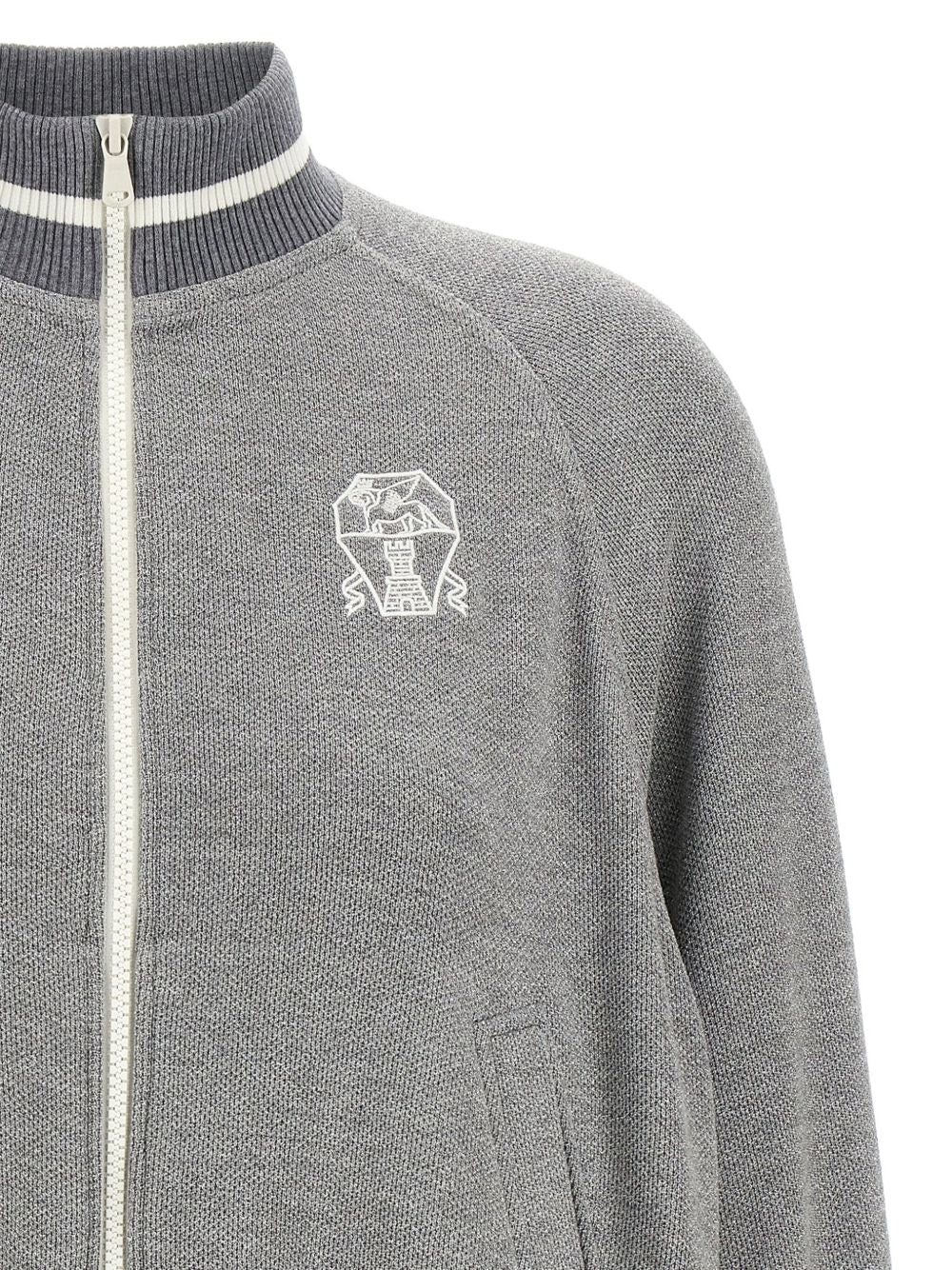 Brunello Cucinelli Sweaters Grey