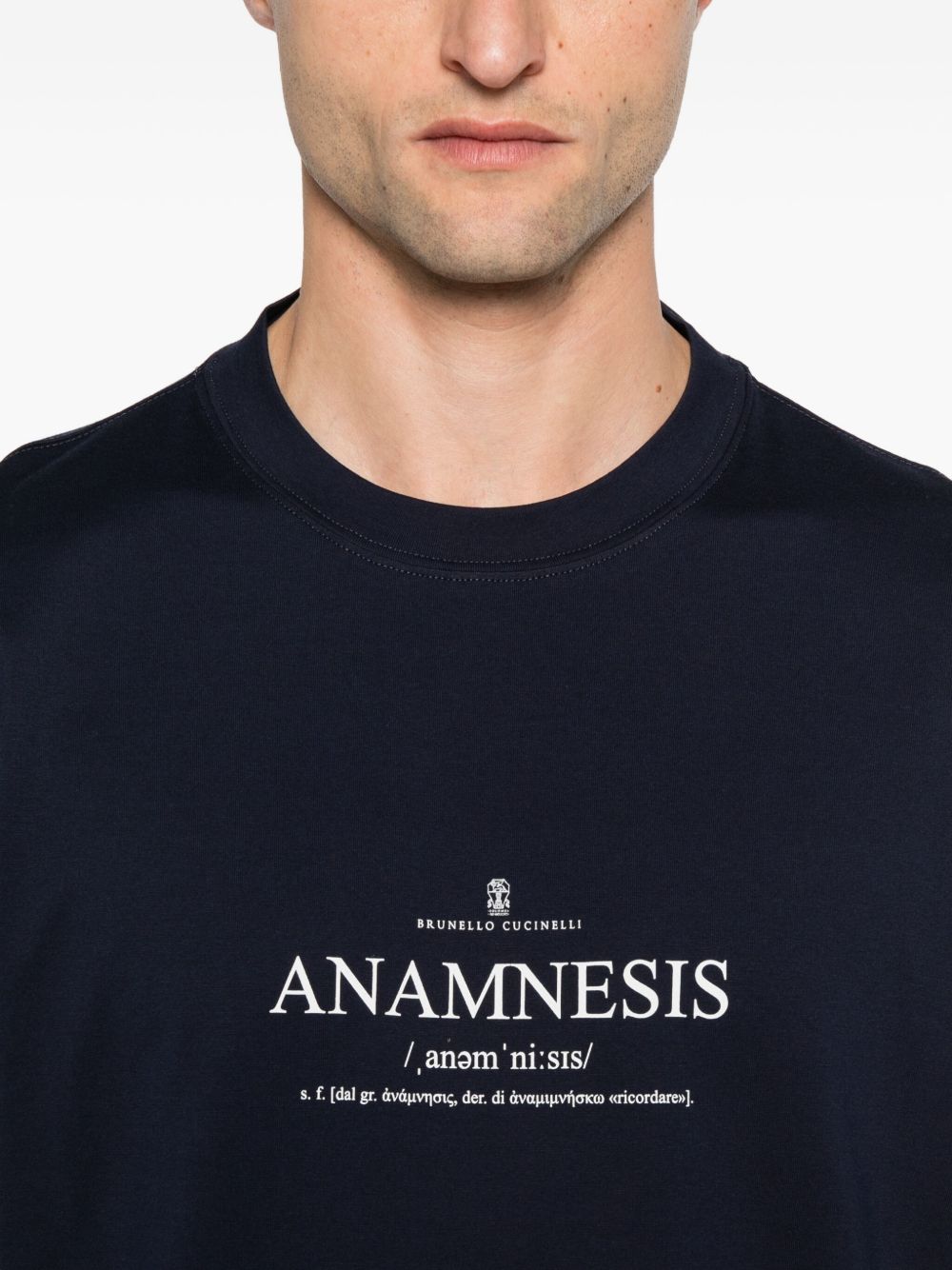 Brunello Cucinelli T-shirts and Polos Blue