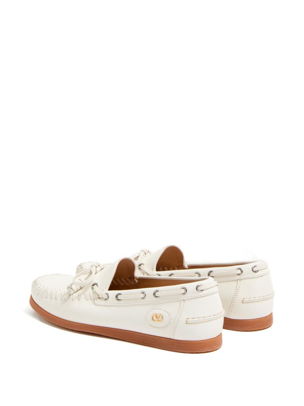 Valentino Garavani Palm Avenue Buffalo Boat Shoe
