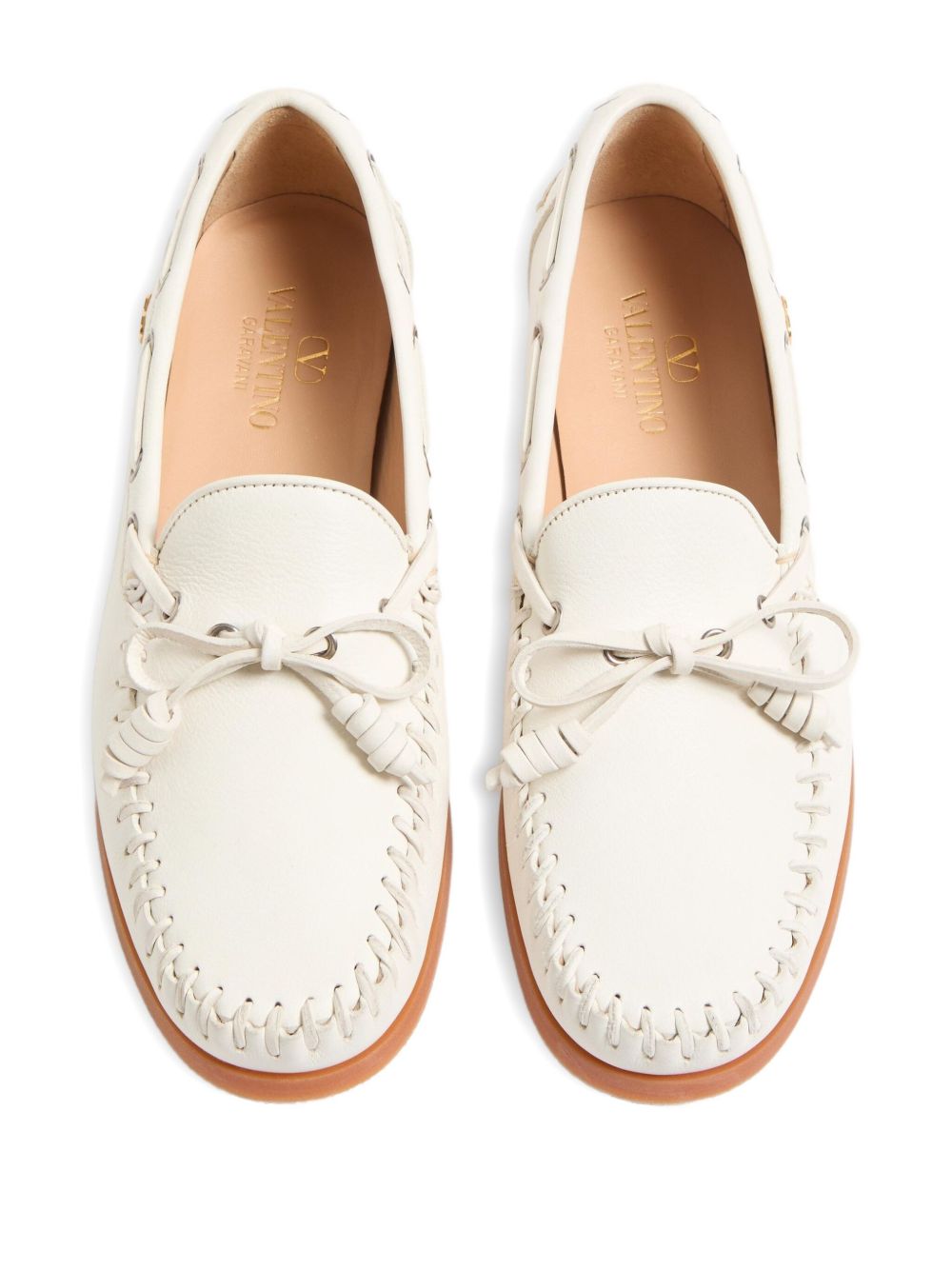 Valentino Garavani Palm Avenue Buffalo Boat Shoe