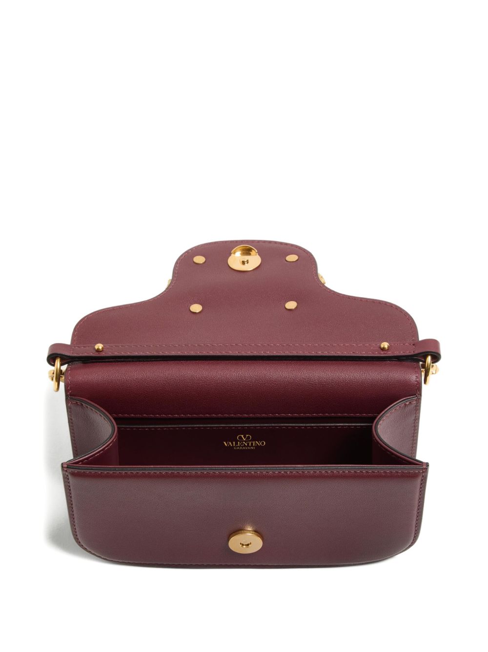 Valentino Garavani Locò Small Shoulder Bag In Calfskin With Jewel Logo