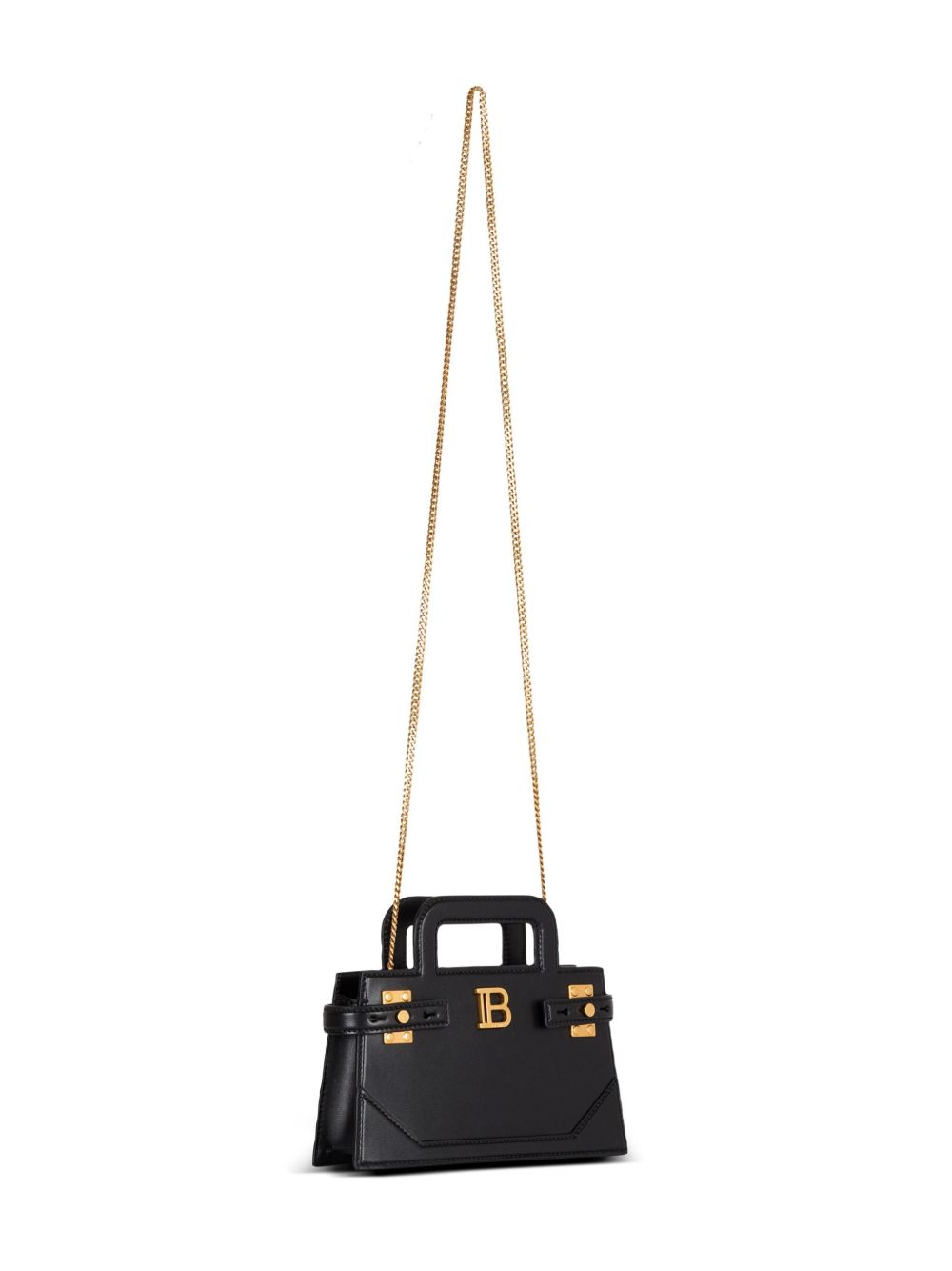 Balmain B-Buzz small leather handbag