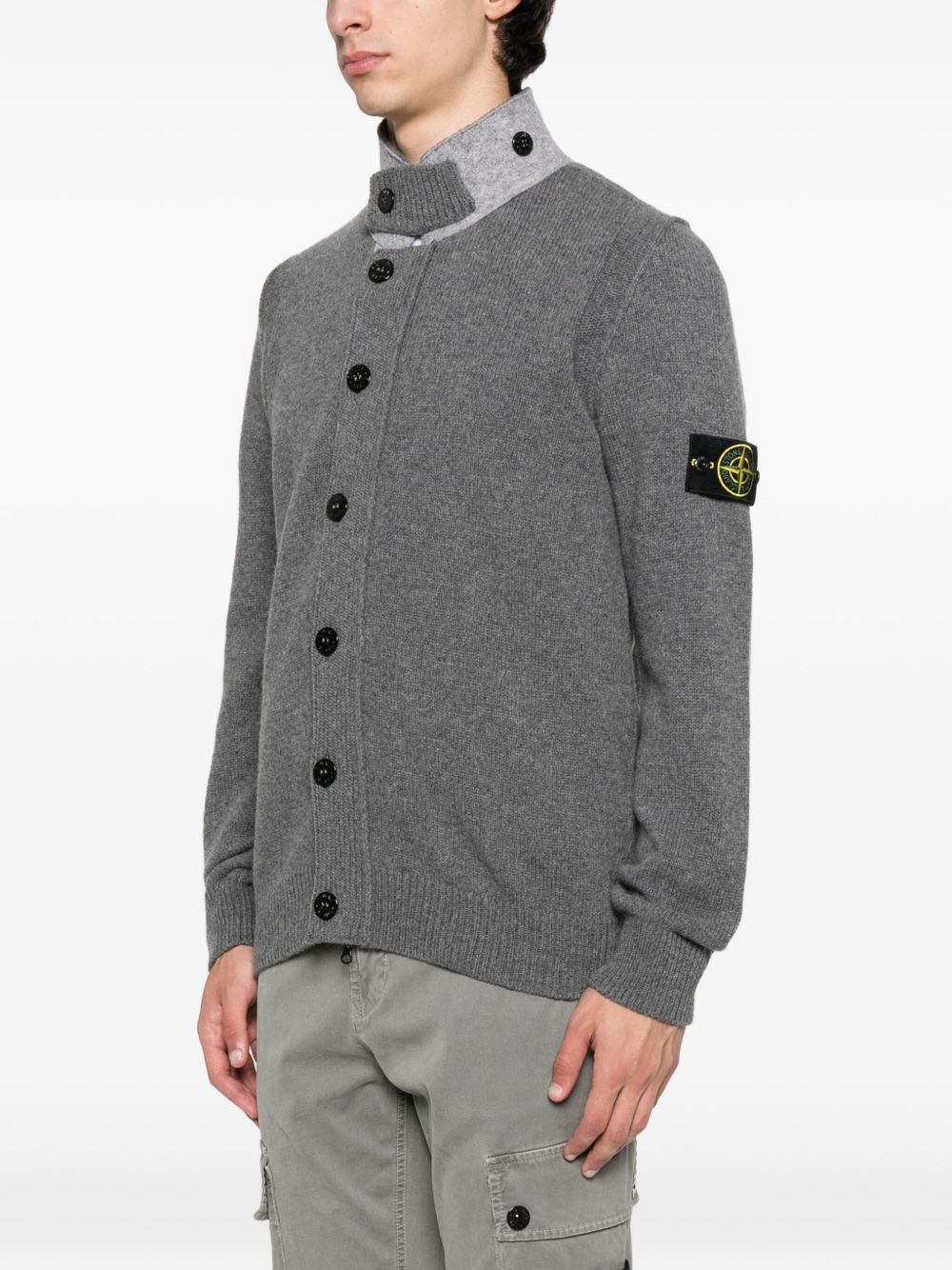 Stone Island Sweaters Grey