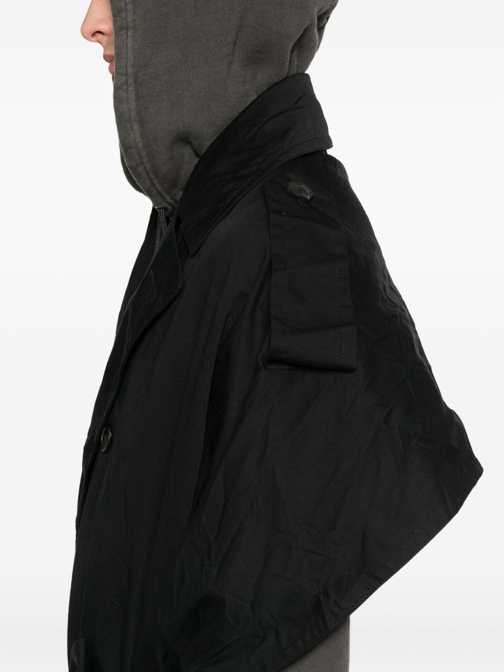 Balenciaga Coats Black