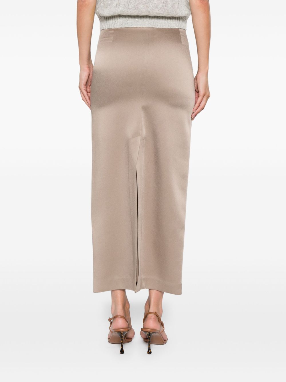 Brunello Cucinelli Skirts Dove Grey