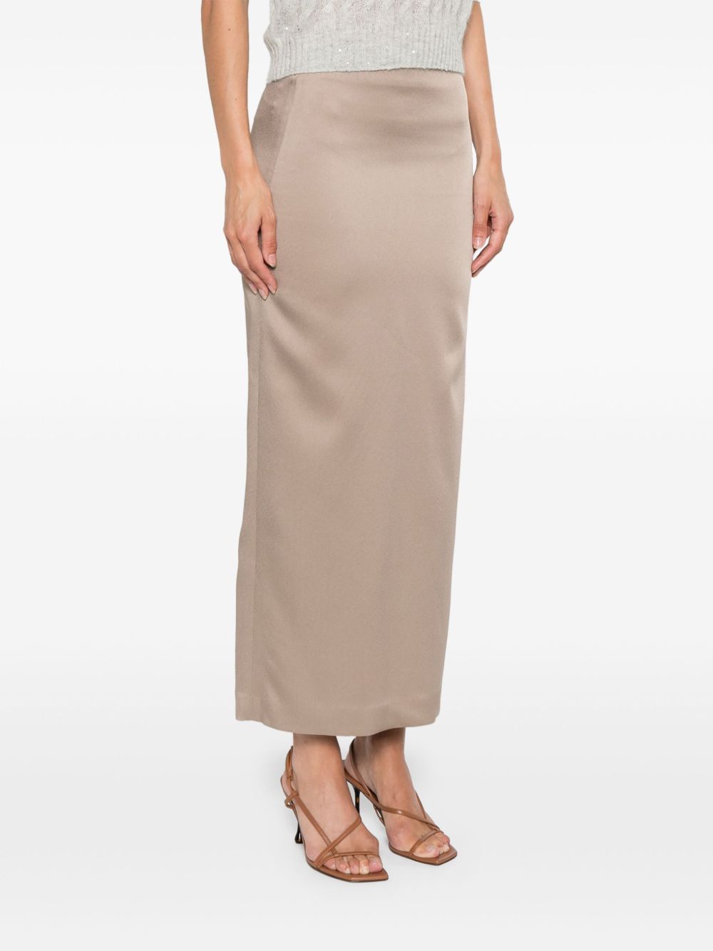 Brunello Cucinelli Skirts Dove Grey