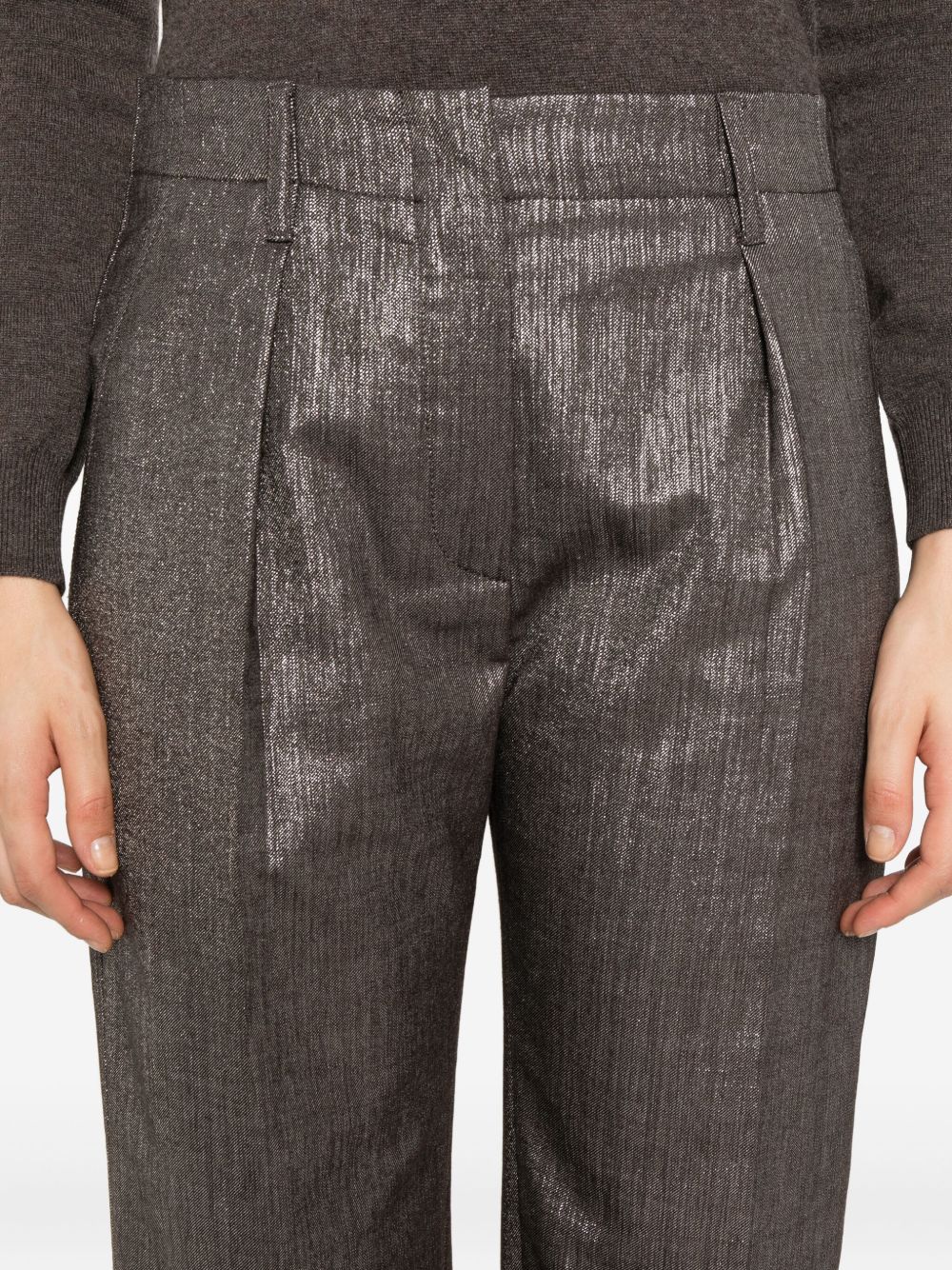 Brunello Cucinelli Trousers Silver