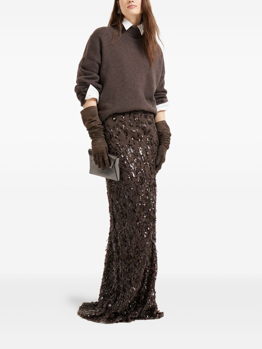 Brunello Cucinelli Sweaters Brown
