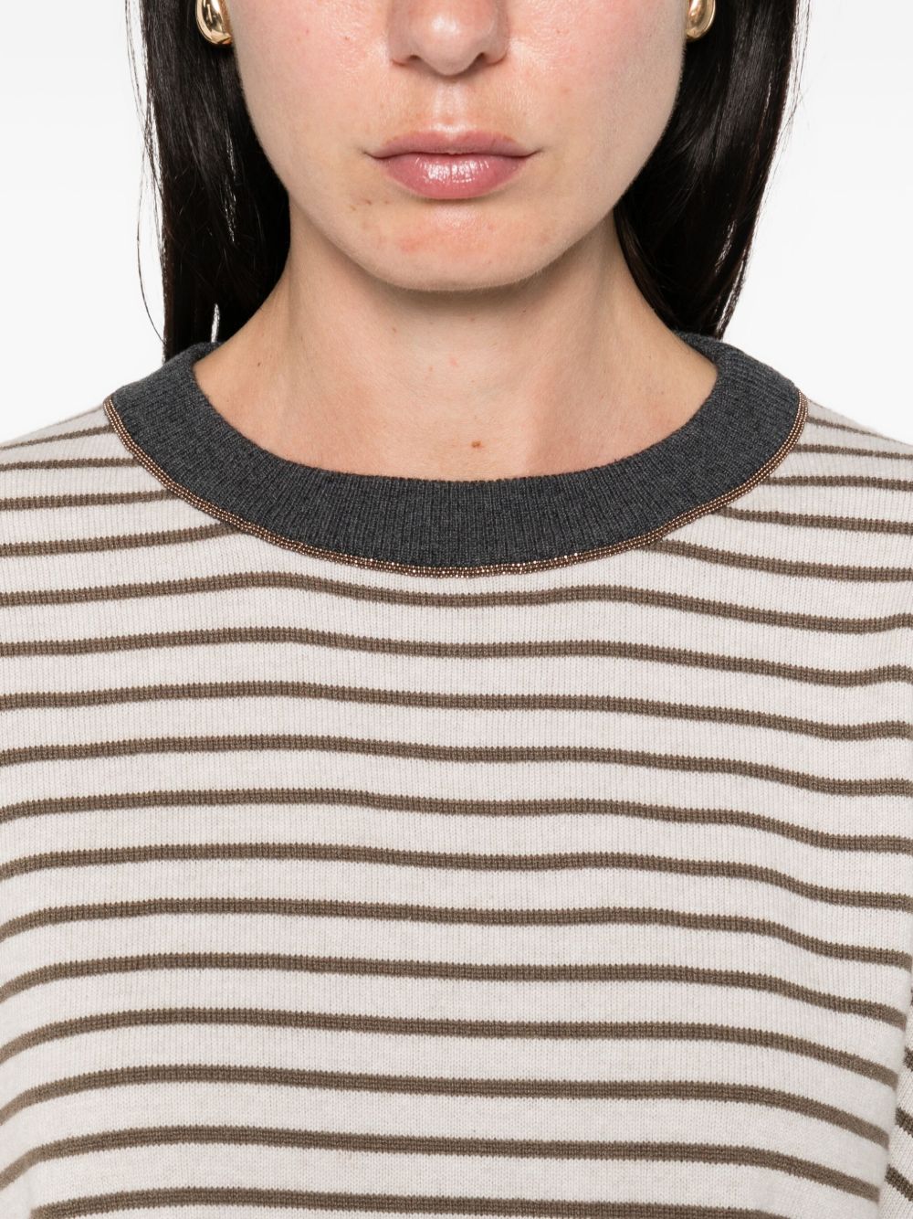 Brunello Cucinelli Sweaters Ivory