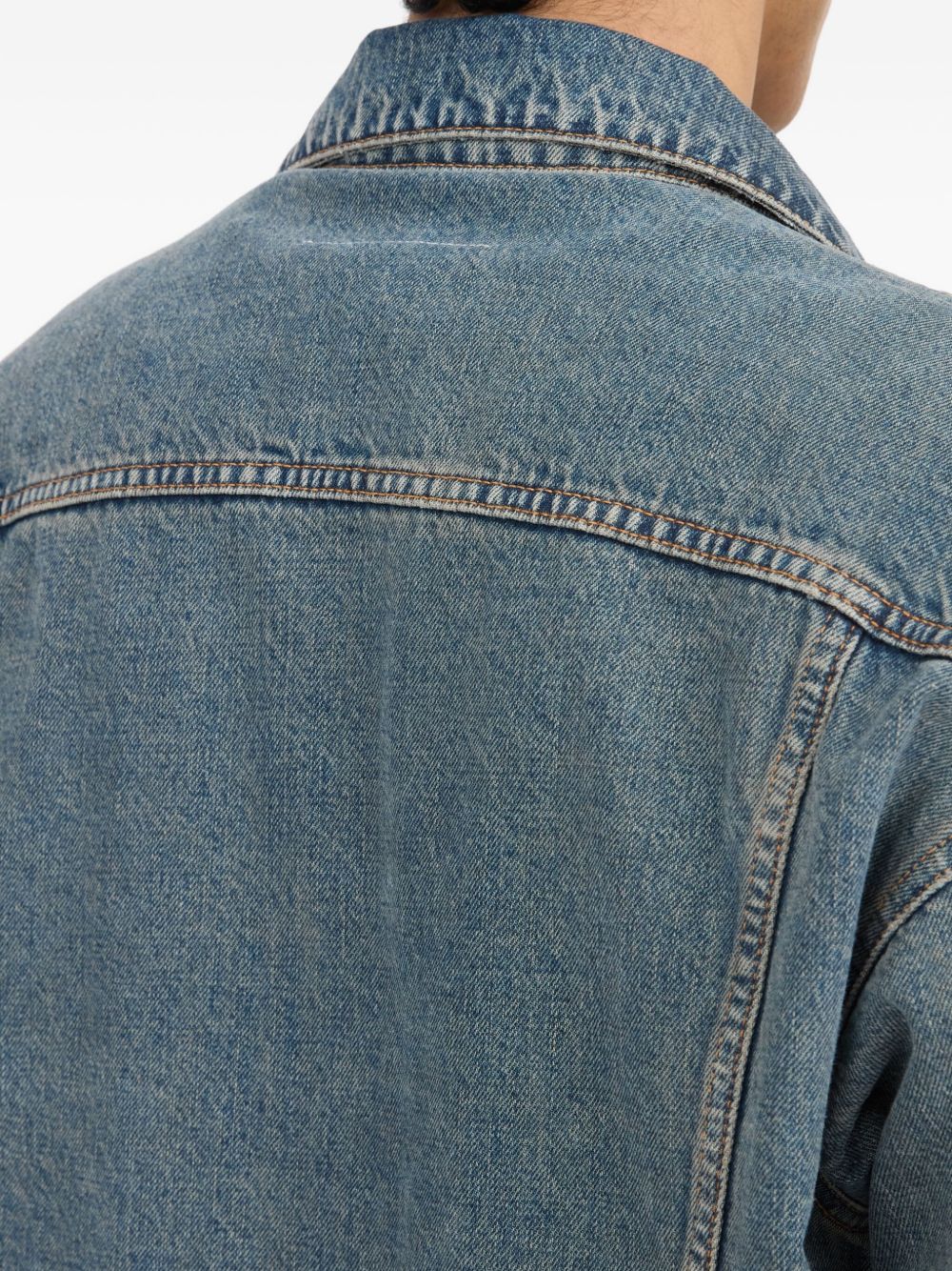 MM6 Maison Margiela Coats Clear Blue