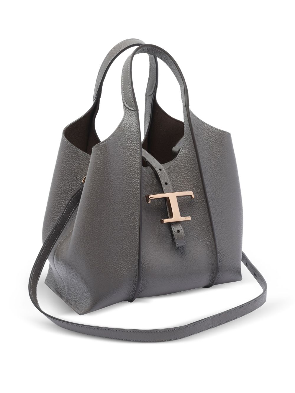Tod's T Timeless Mini Leather Shopping Bag
