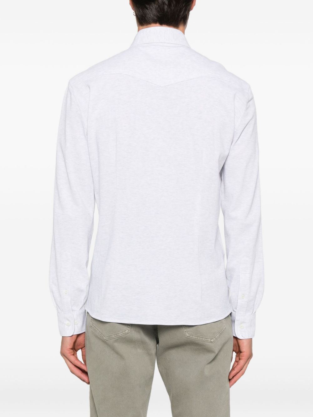 Brunello Cucinelli Shirts Light Grey