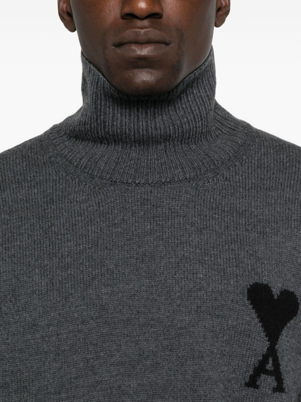 Ami Paris Sweaters Grey