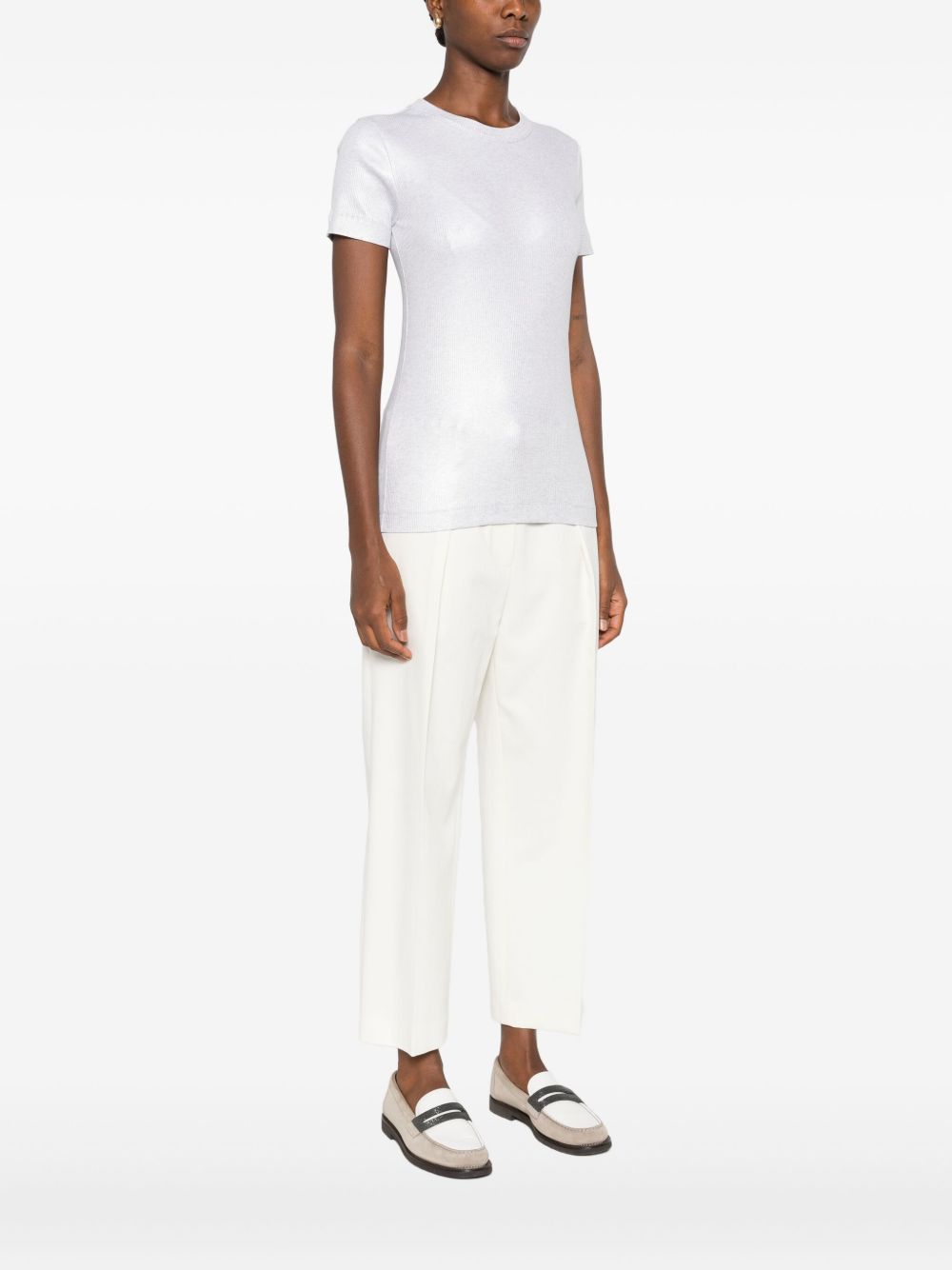 Brunello Cucinelli T-shirts and Polos Silver
